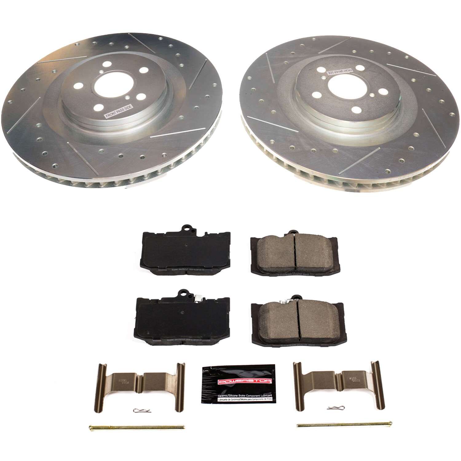 Power Stop 13-19 Lexus GS350 Front Z23 Evolution Sport Brake Kit K8418