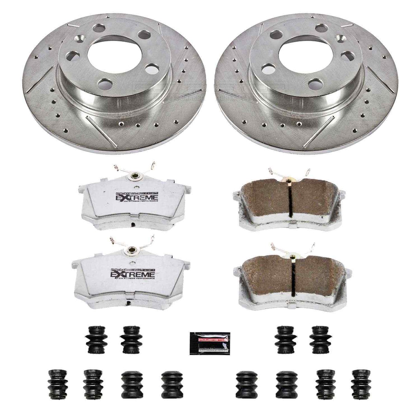 PowerStop Power Stop 98-10 Volkswagen Beetle Rear Z26 Street Warrior Brake Kit K847-26