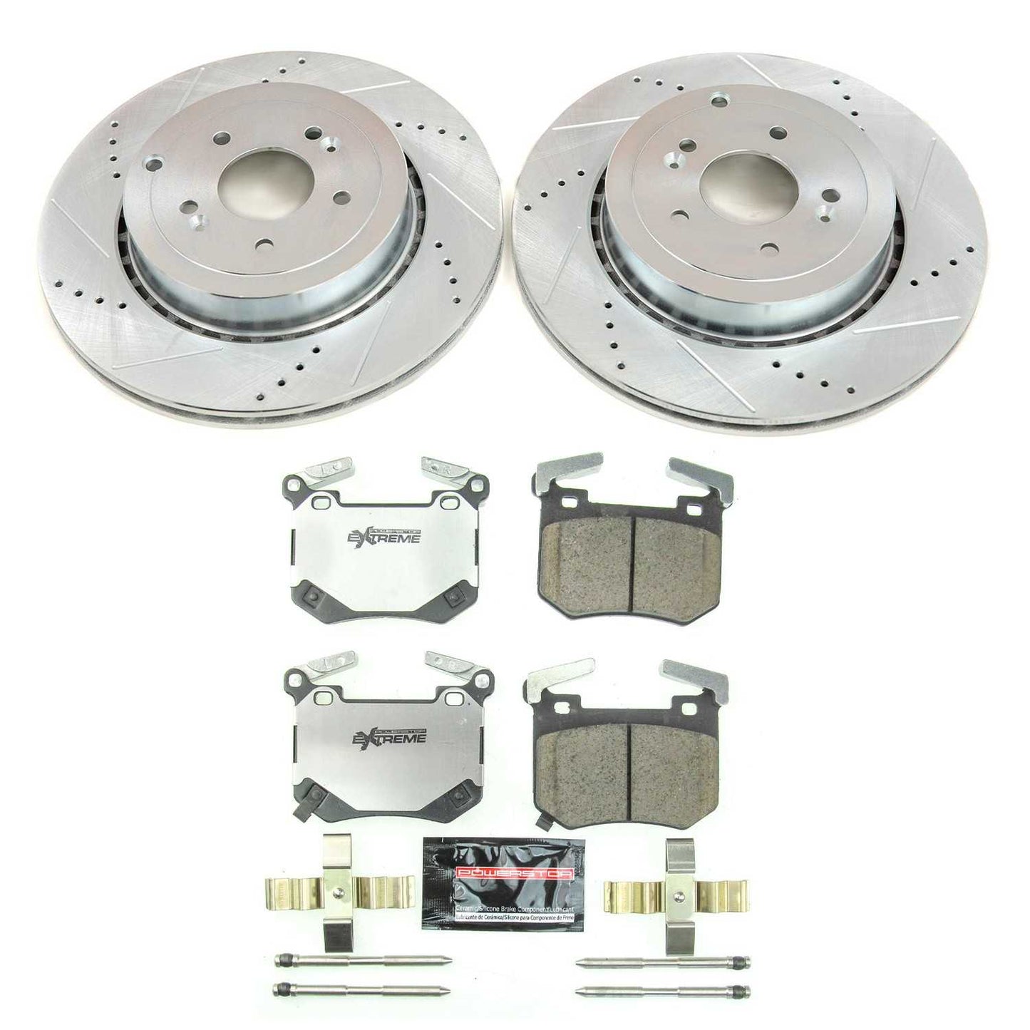 PowerStop Power Stop 18-20 Kia Stinger Rear Z26 Street Brake Kit K8491-26