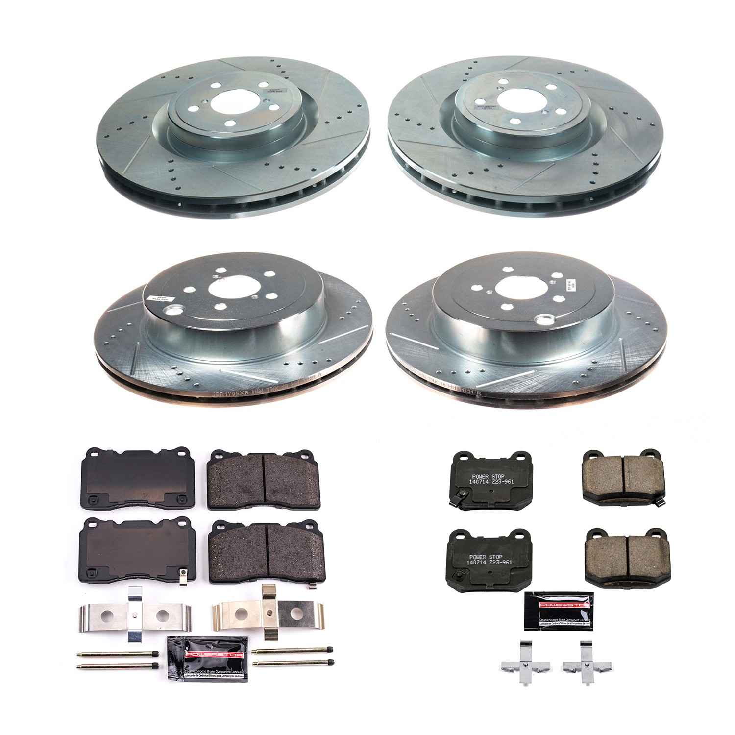 PowerStop Power Stop 2019 Toyota 86 Front & Rear Z23 Evolution Brake Kit K8519