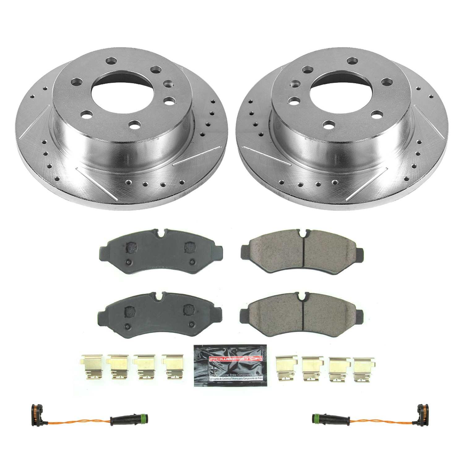 Power Stop 2020 Mercedes-Benz Sprinter 3500 Rear Z23 Evolution Sport Brake Kit K8649