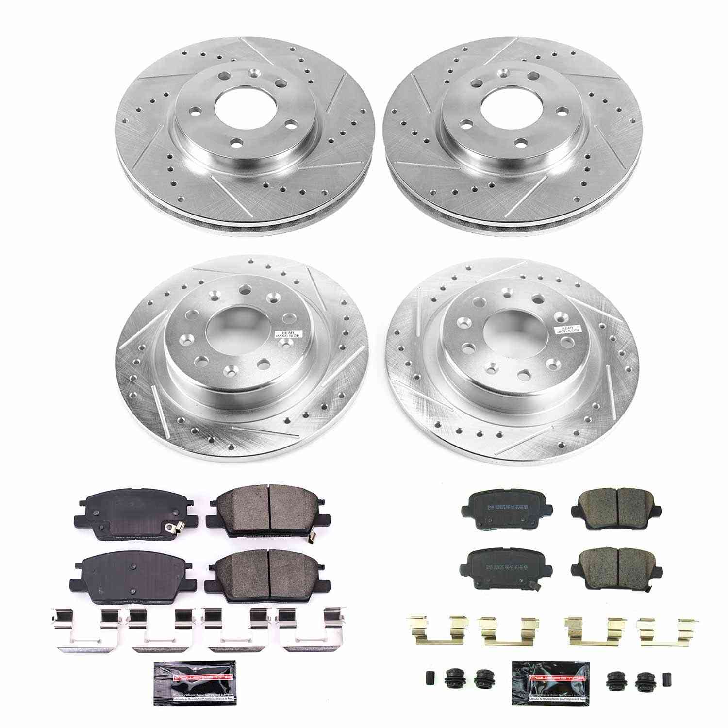 Power Stop 19-20 Buick Regal Sportback Front & Rear Z23 Evolution Sport Brake Kit K8689