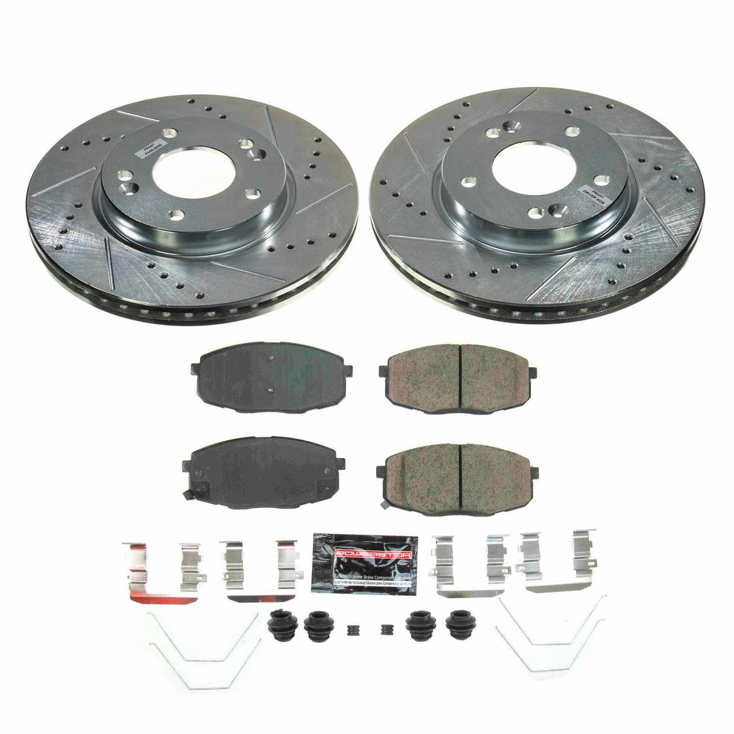 PowerStop Power Stop 19-21 Kia Forte Front Z23 Evolution Brake Kit K8749