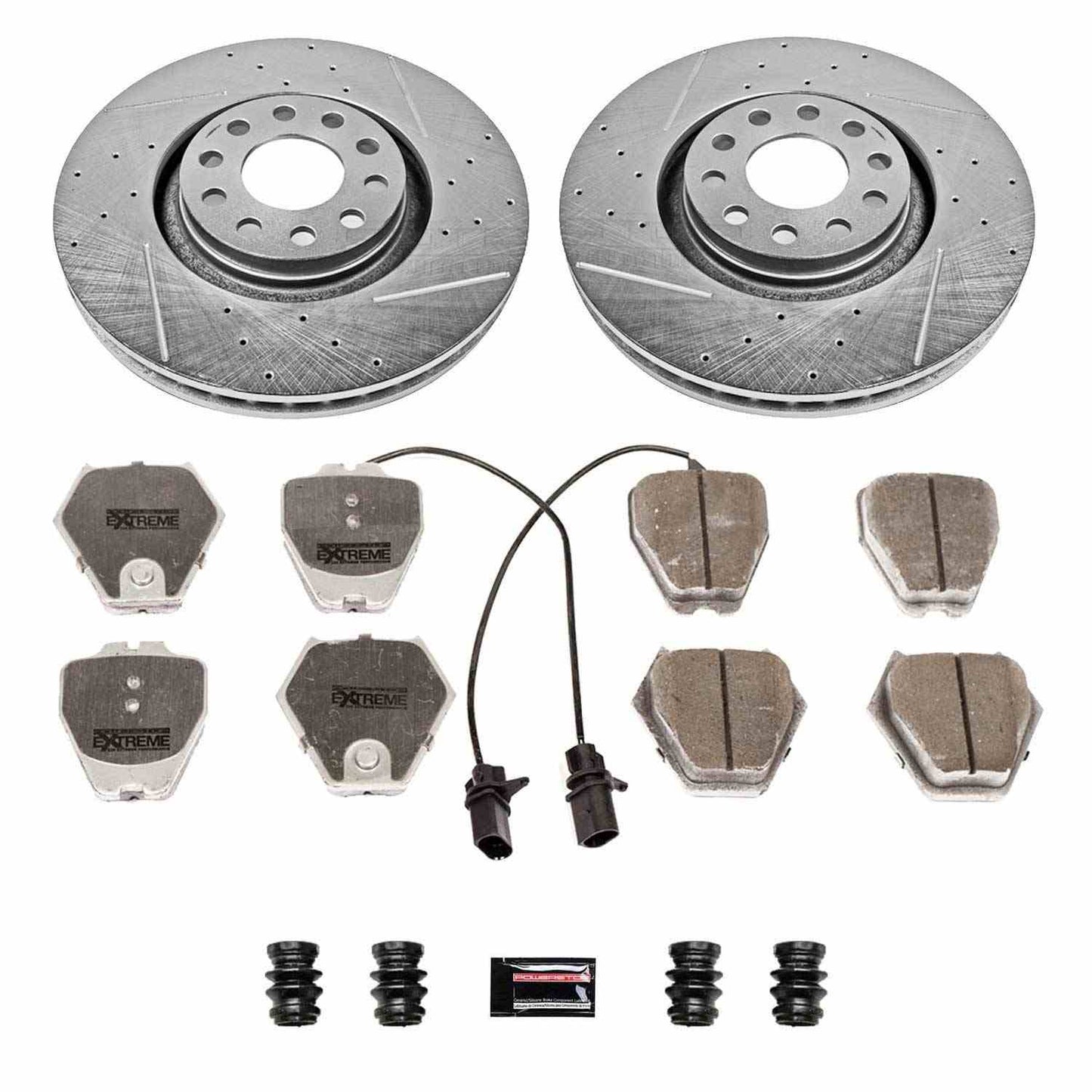 PowerStop Power Stop 00-01 Audi A6 Quattro Front Z26 Street Warrior Brake Kit K886-26