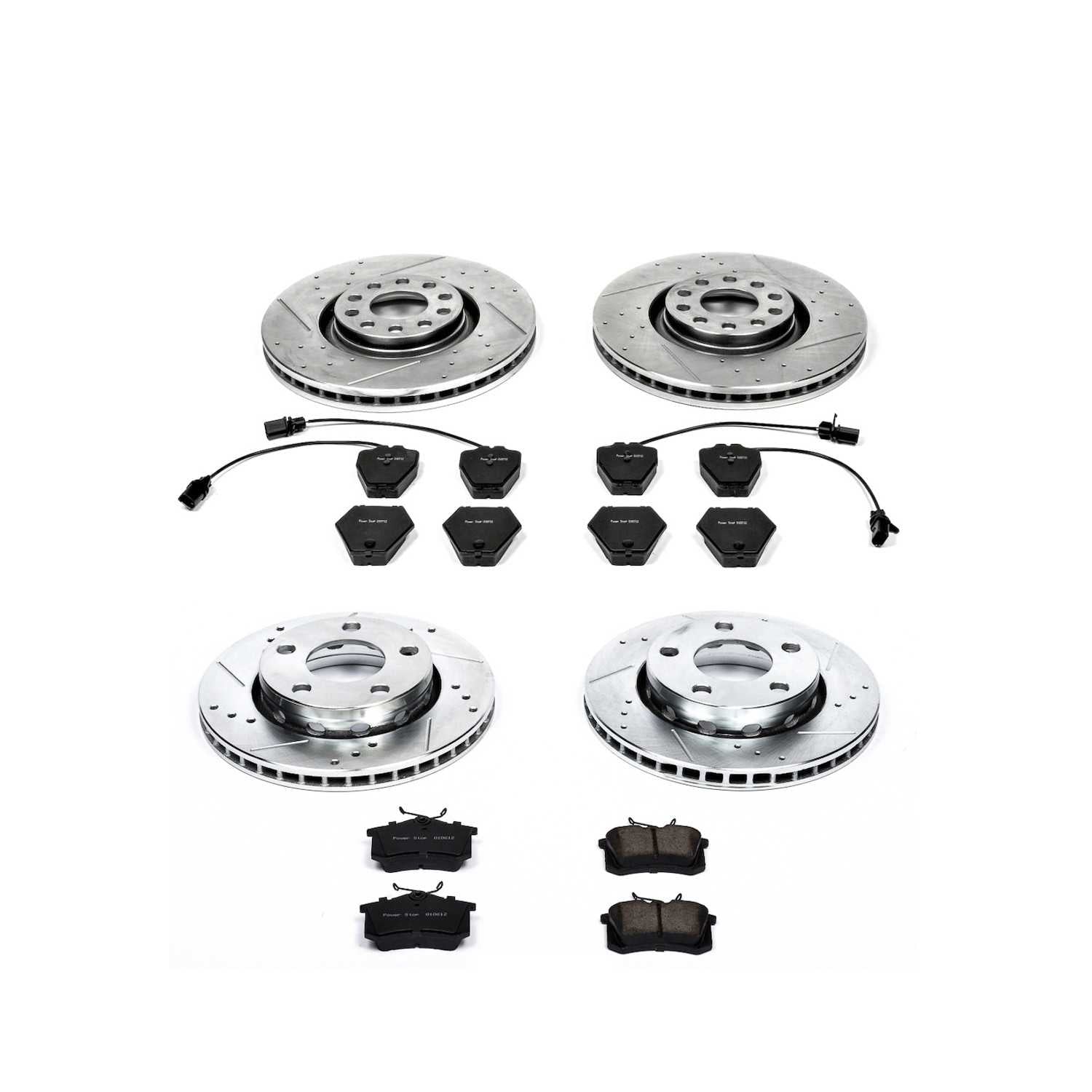 PowerStop Power Stop 00-02 Audi S4 Front & Rear Z23 Evolution Sport Brake Kit K888