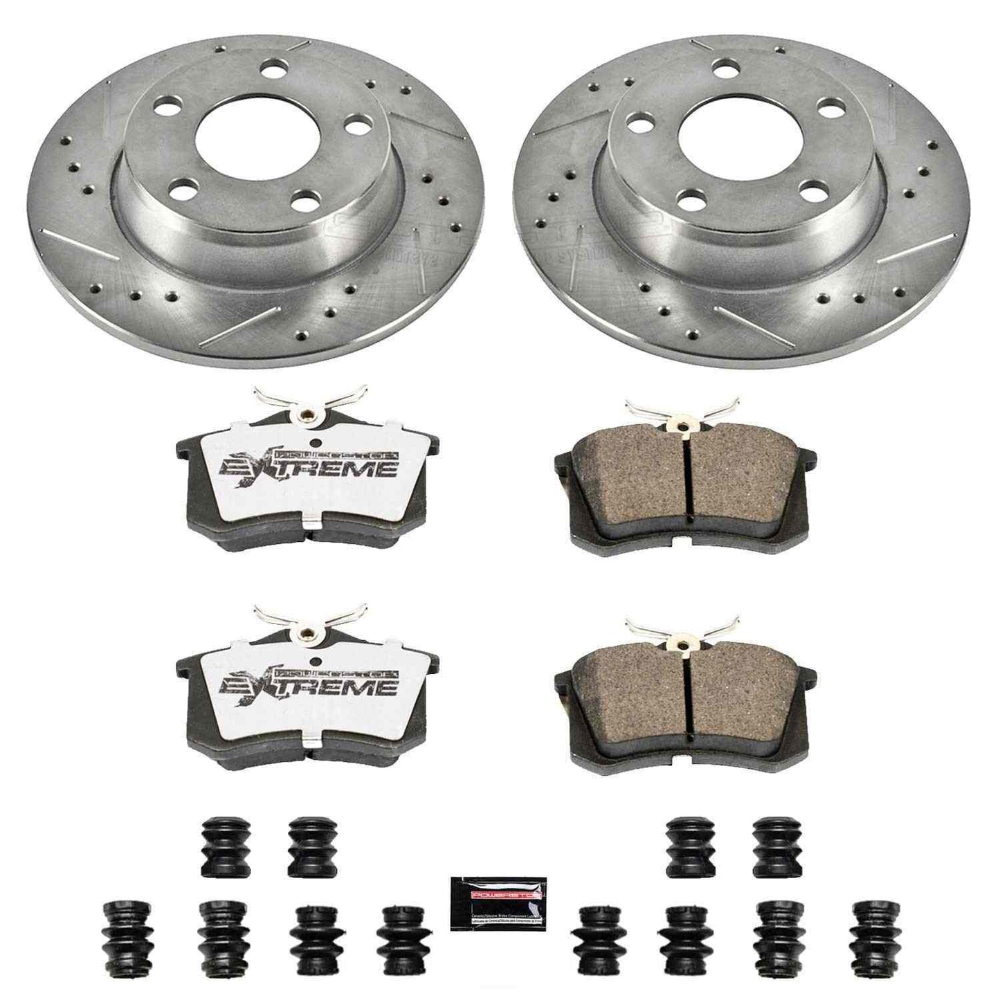 PowerStop Power Stop 98-04 Audi A6 Quattro Rear Z26 Street Warrior Brake Kit K941-26