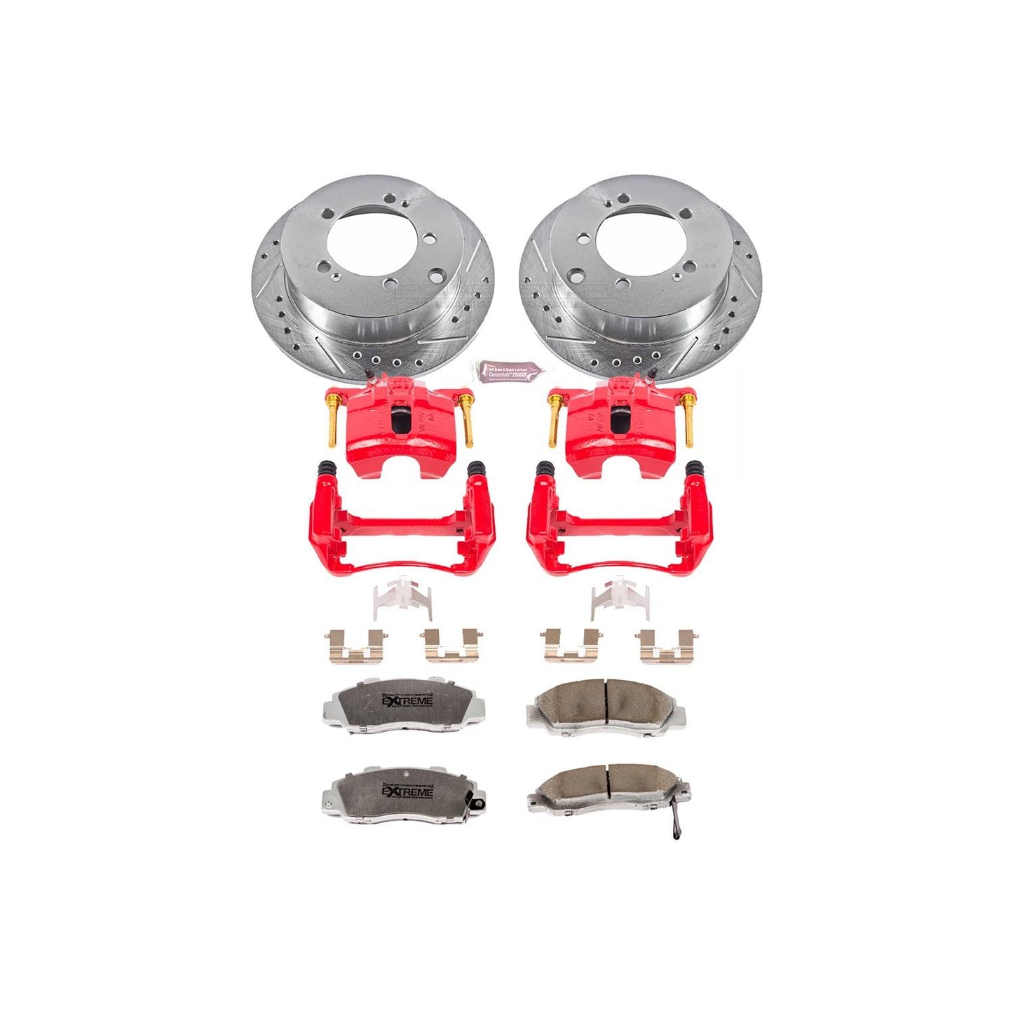 PowerStop Power Stop 98-99 Acura CL Front Z26 Street Warrior Brake Kit w/Calipers KC1237-26