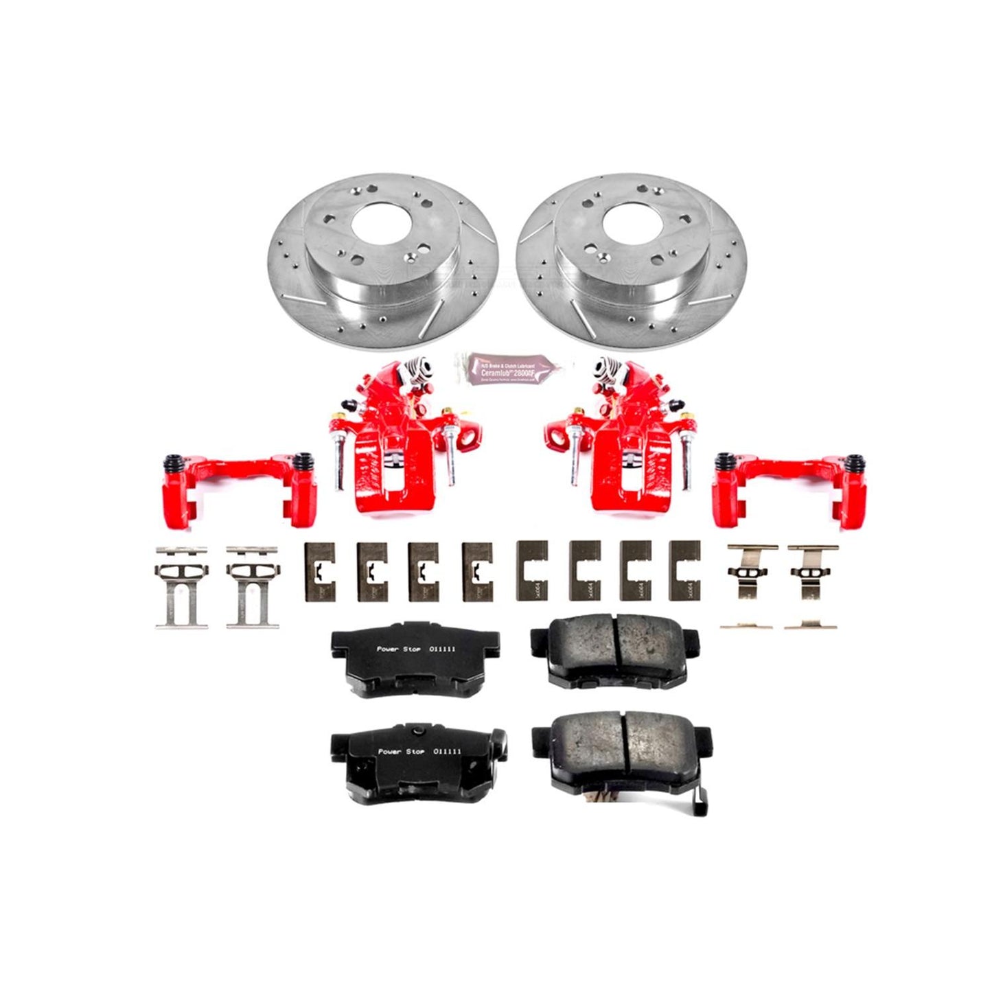 PowerStop Power Stop 13-15 Acura ILX Z23 Evolution Kit w/ Calipers - Rear KC1243