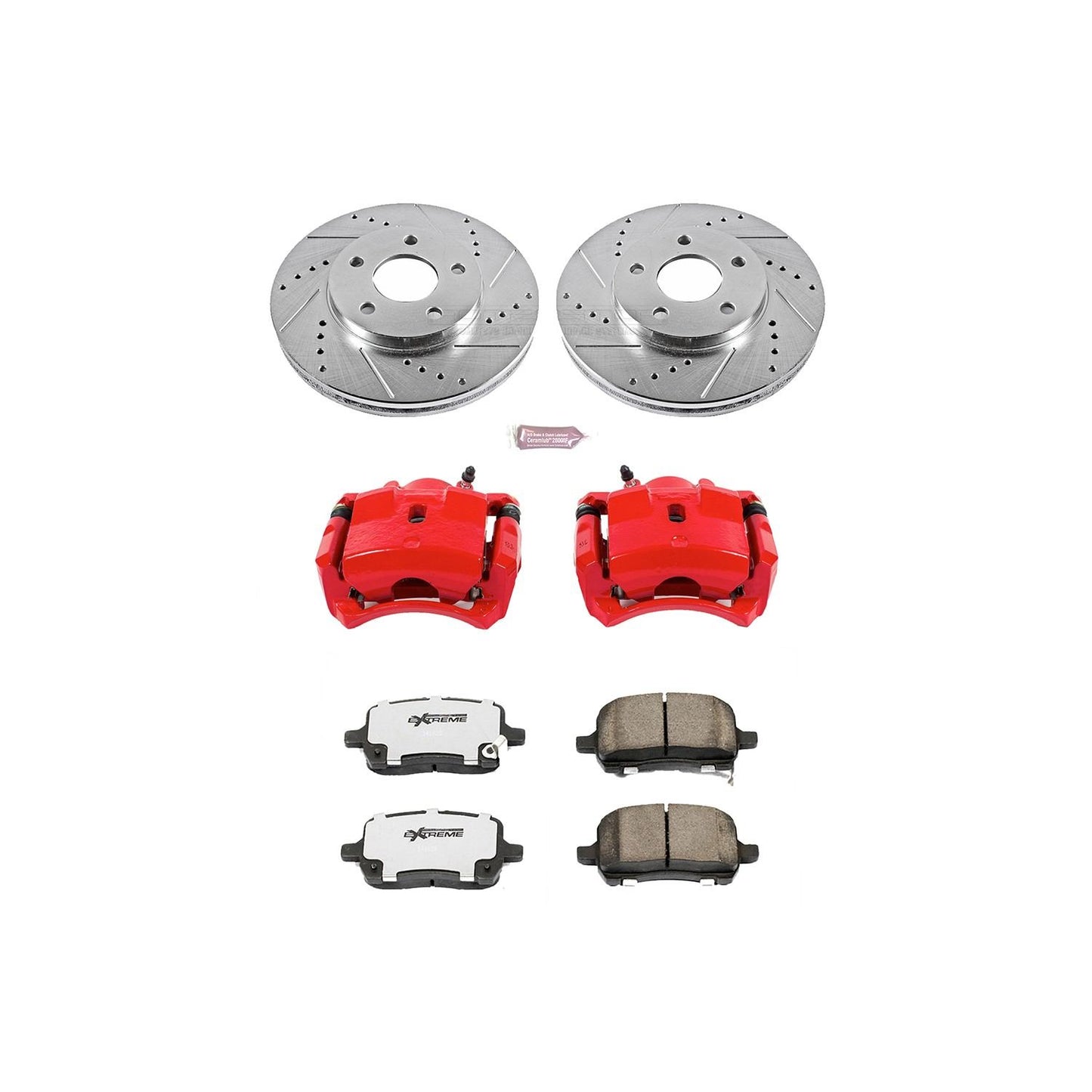 PowerStop Power Stop 08-11 Chevrolet HHR Front Z26 Street Warrior Brake Kit w/Calipers KC1448-26
