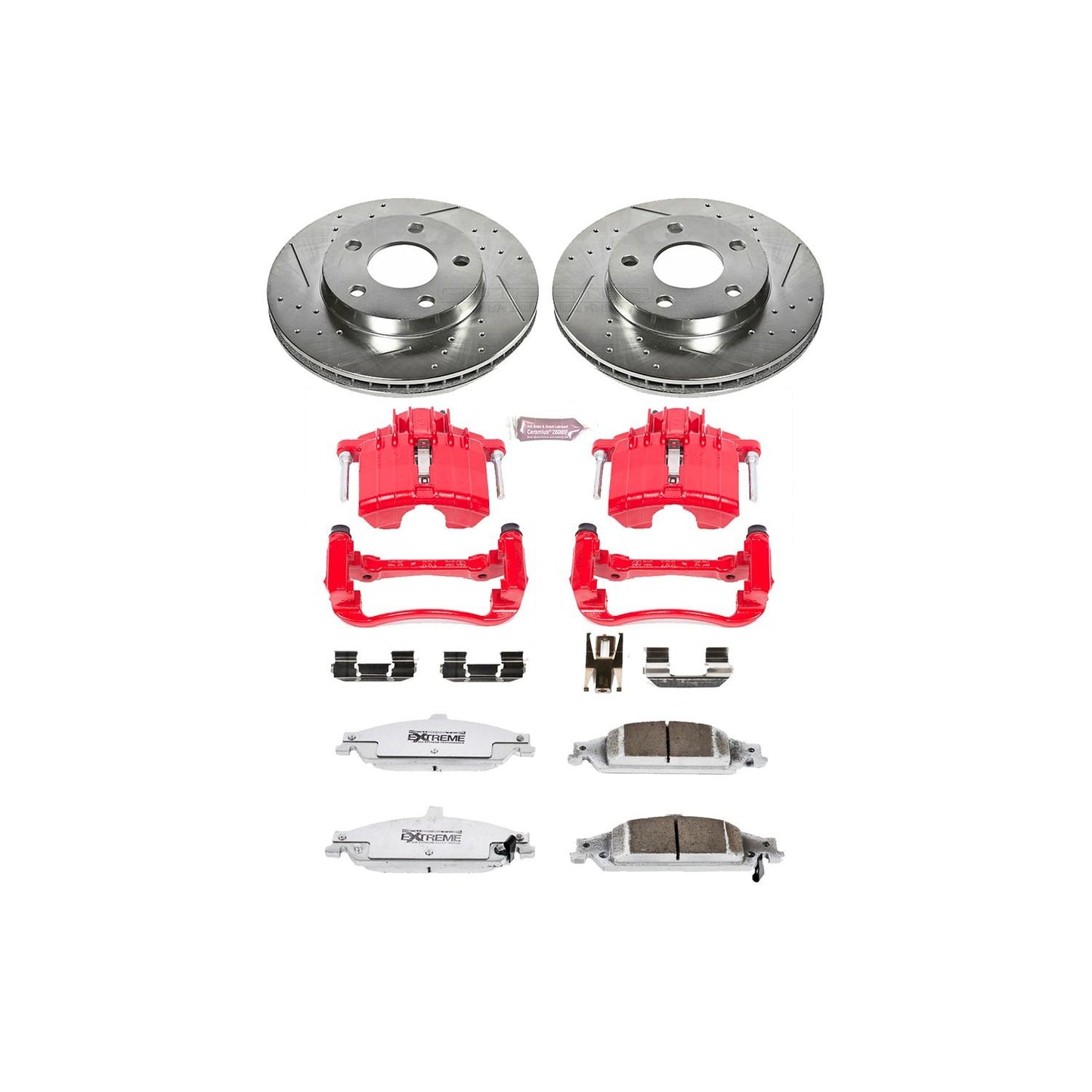 PowerStop Power Stop 04-05 Chevrolet Classic Front Z26 Street Warrior Brake Kit w/Calipers KC1551-26