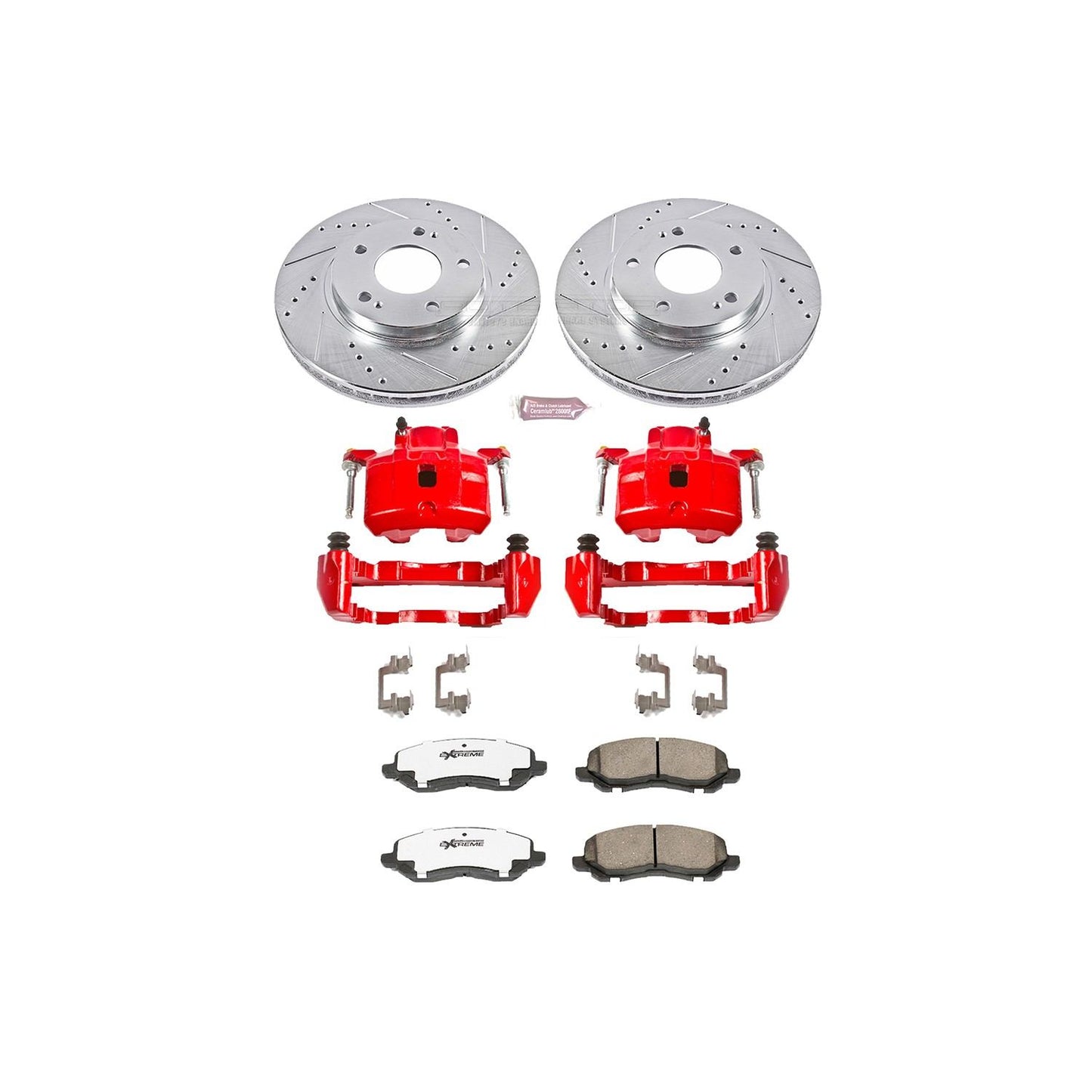 PowerStop Power Stop 01-02 Chrysler Sebring Front Z26 Street Warrior Brake Kit w/Calipers KC1678-26
