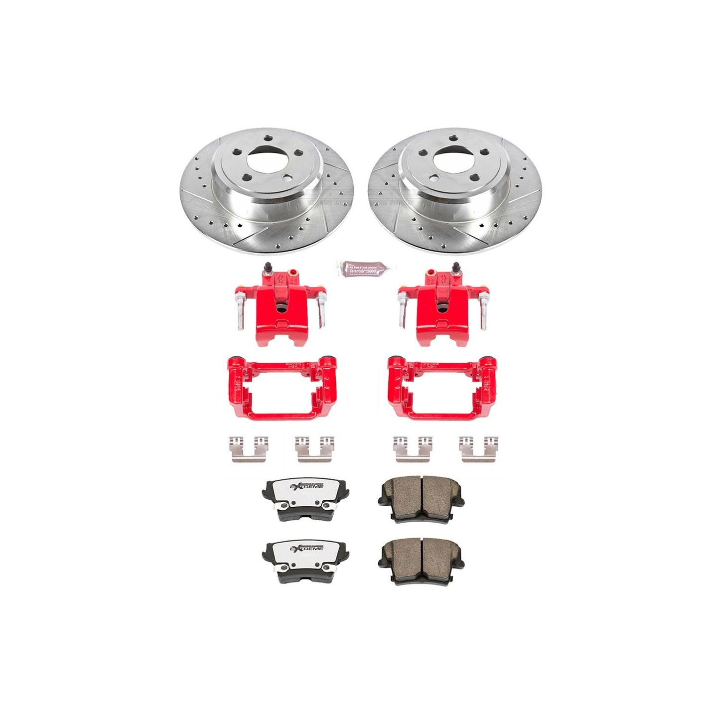 PowerStop Power Stop 05-19 Chrysler 300 Rear Z26 Street Warrior Brake Kit w/Calipers KC1719-26