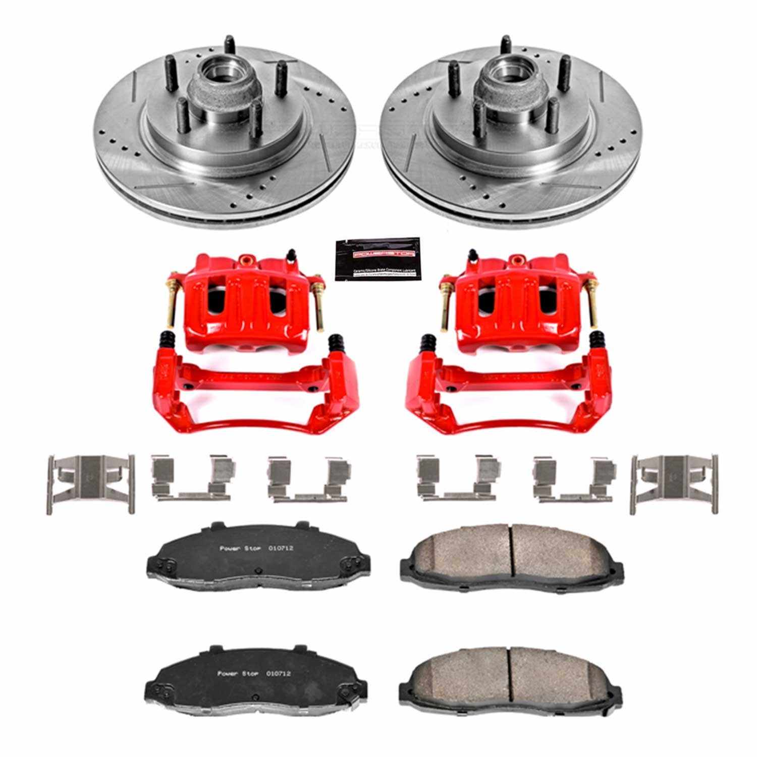 PowerStop Power Stop 00-03 Ford F-150 Z23 Evolution Kit w/ Calipers - Front KC1914A