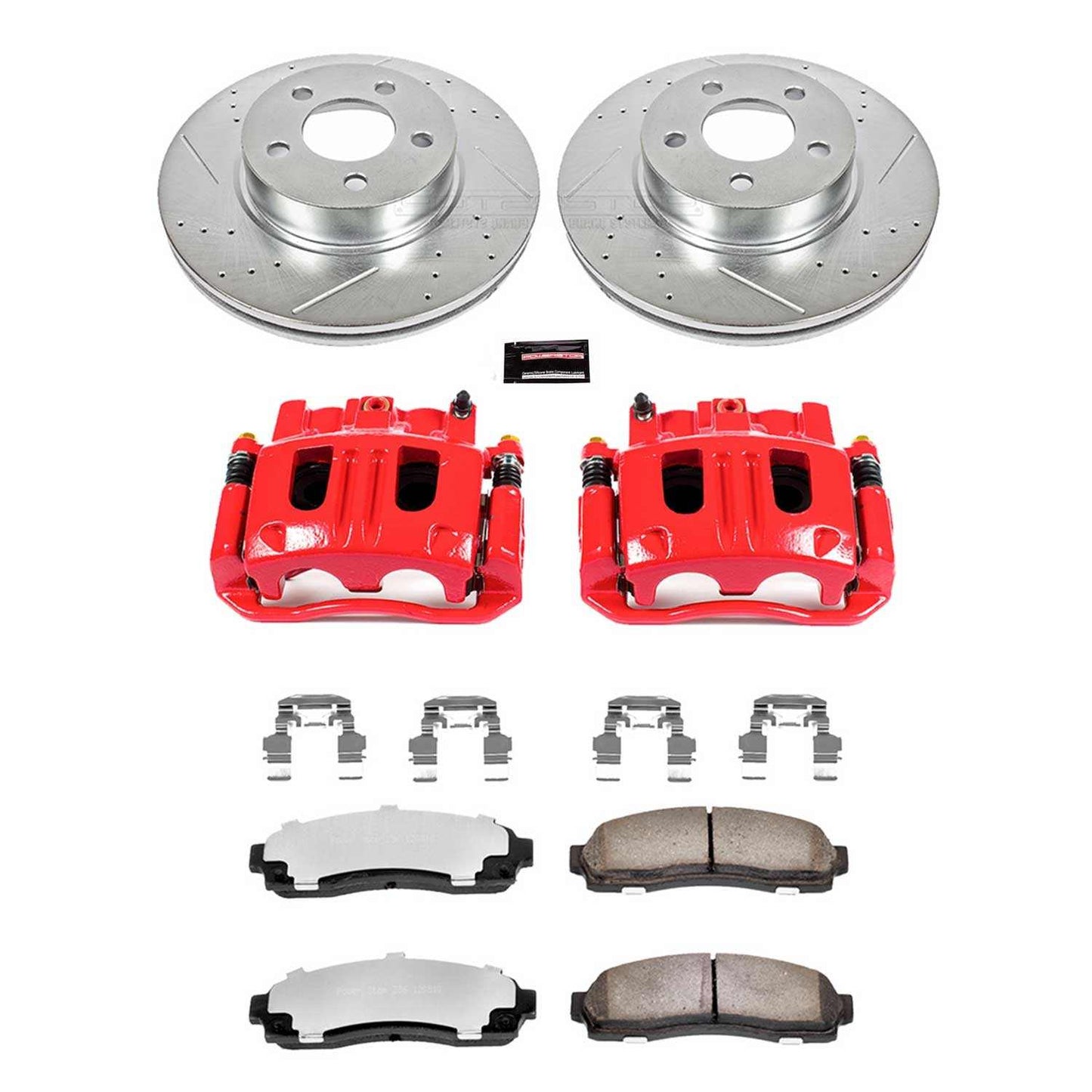 PowerStop Power Stop 03-05 Ford Explorer Sport Trac Front Z36 Truck & Tow Brake Kit w/Calipers KC1923A-36