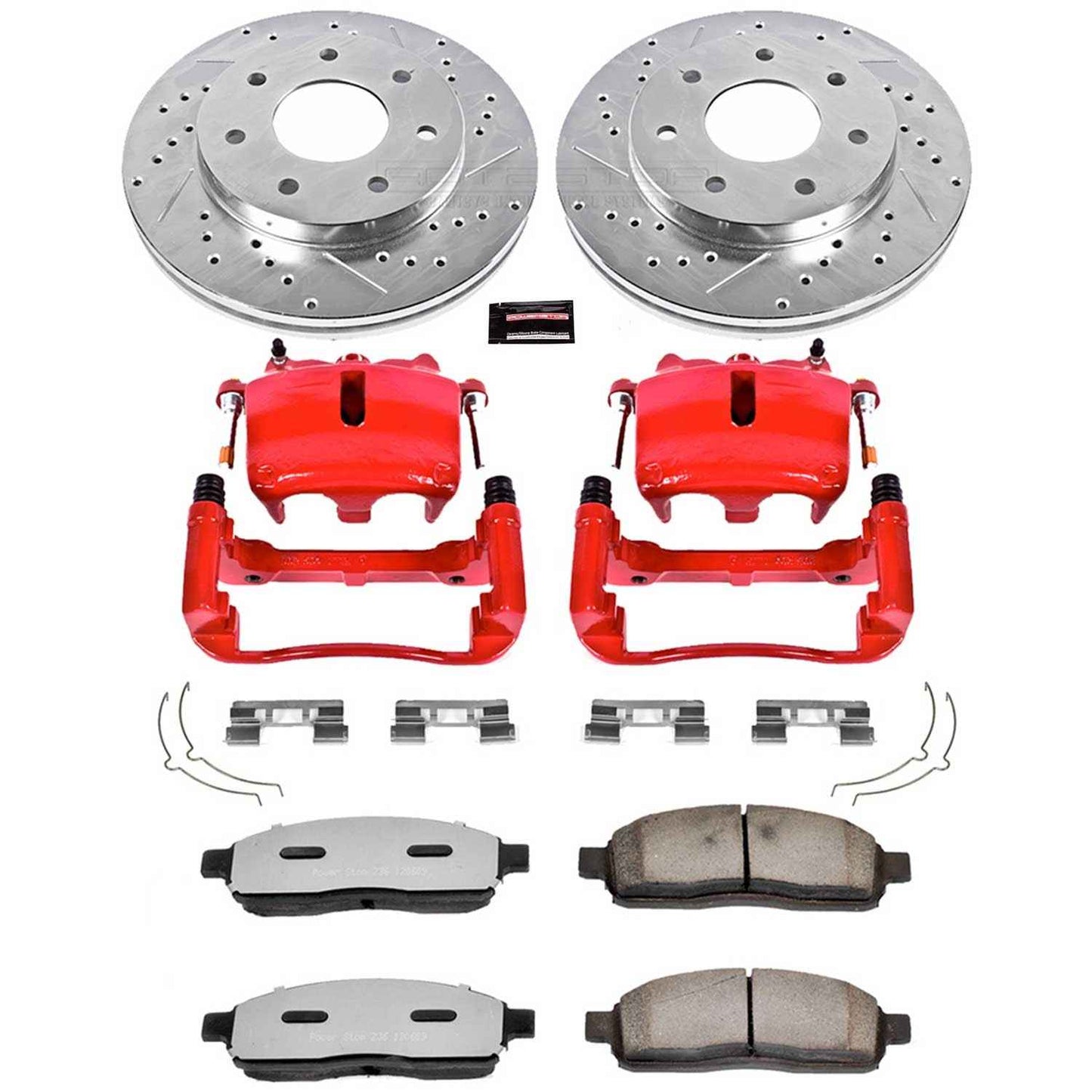 PowerStop Power Stop 05-08 Ford F-150 Front Z36 Truck & Tow Brake Kit w/Calipers KC1946A-36