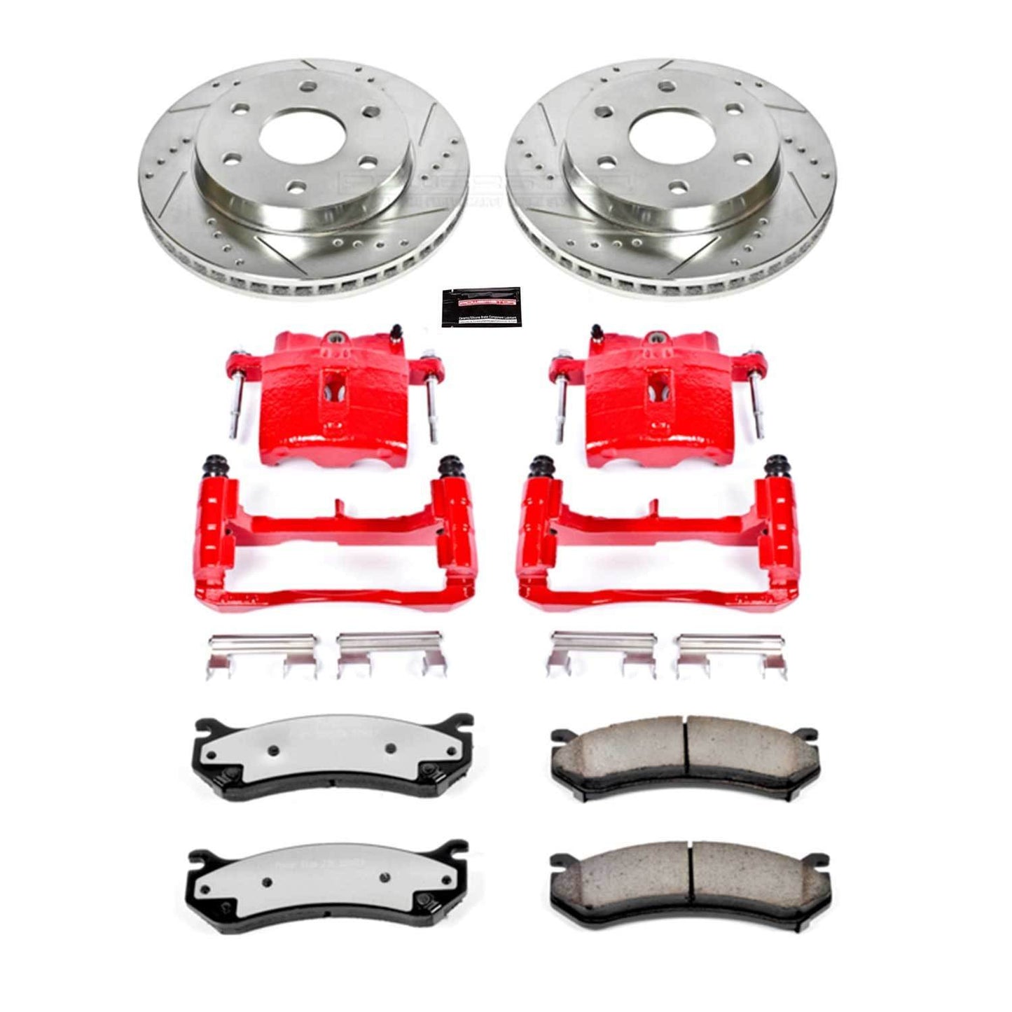 PowerStop Power Stop 02-06 Cadillac Escalade Front Z36 Truck & Tow Brake Kit w/Calipers KC2009-36