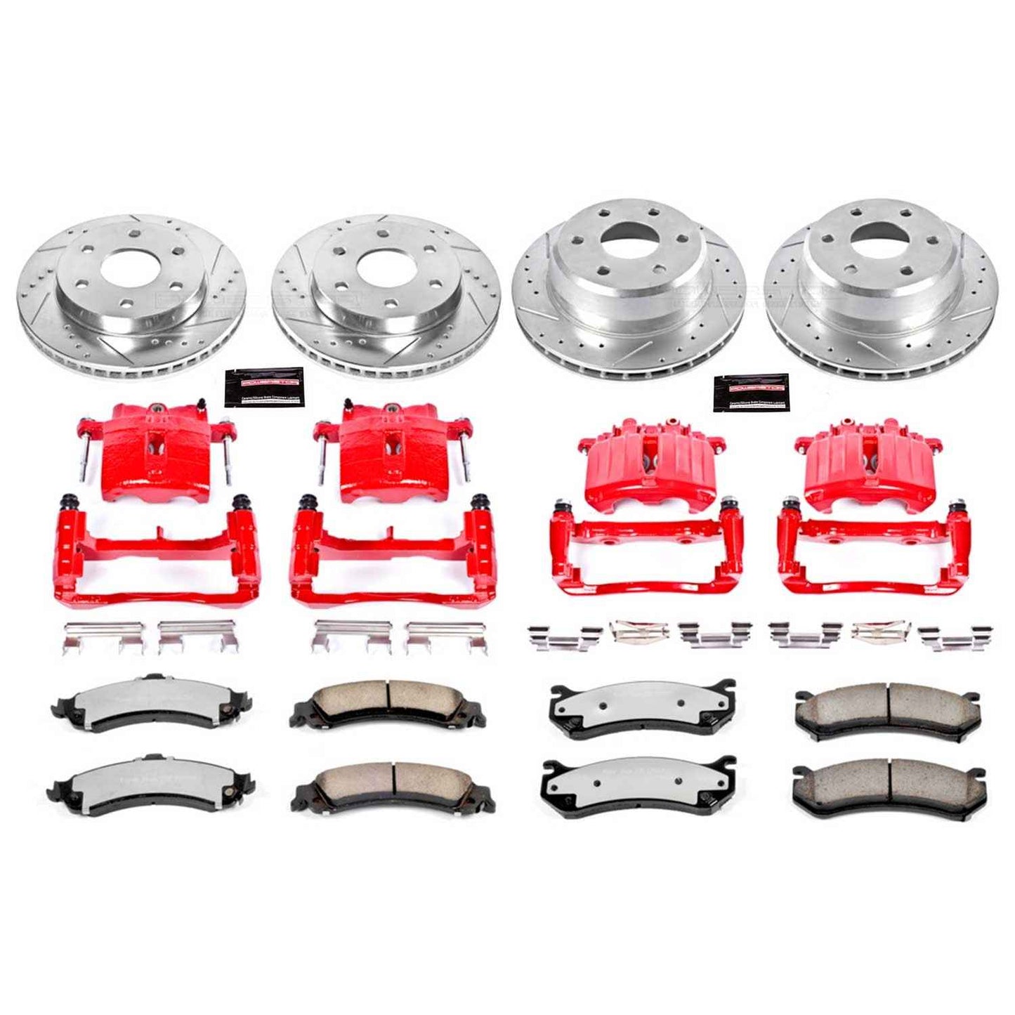 PowerStop Power Stop 02-06 Cadillac Escalade Z36 Truck and Tow Kit w/ Calipers - Front and Rear KC2015-36
