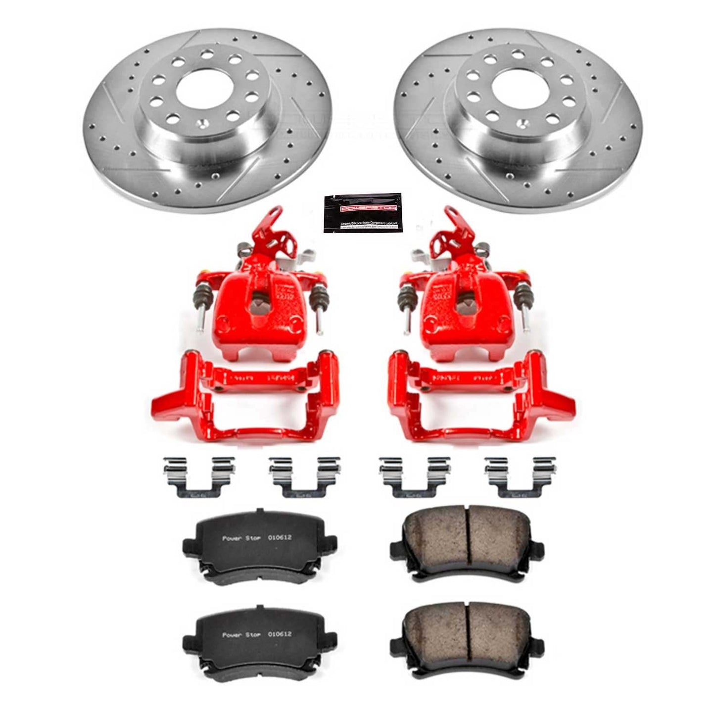 PowerStop Power Stop 2009 Audi A3 Z23 Evolution Kit w/ Calipers - Rear KC2261