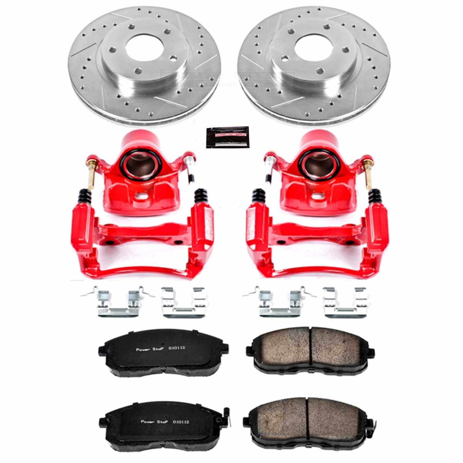 PowerStop Power Stop 00-01 Infiniti I30 Z23 Evolution Kit w/ Calipers - Front KC2280