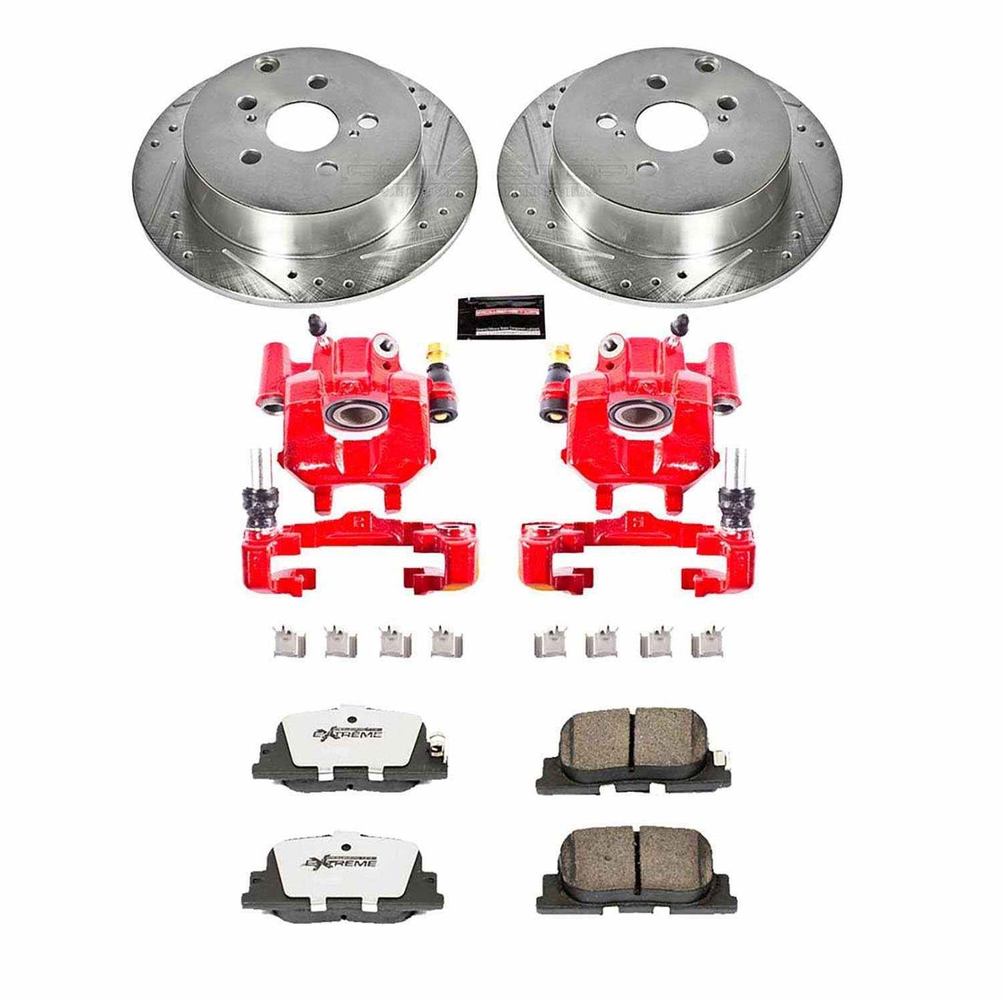 PowerStop Power Stop 05-10 Scion tC Rear Z26 Street Warrior Brake Kit w/Calipers KC2319-26