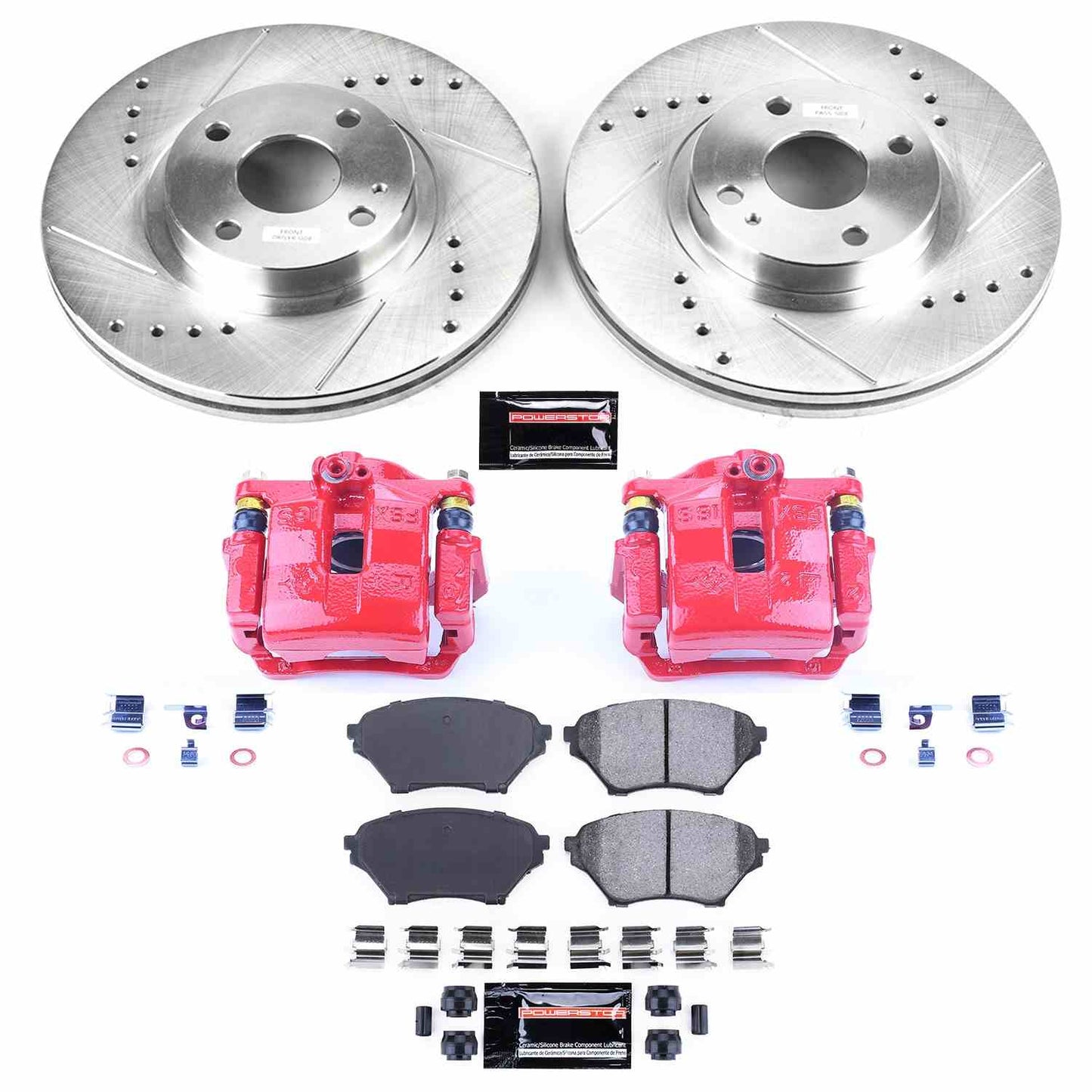 PowerStop Power Stop 01-05 Mazda Miata Z23 Evolution Kit w/ Calipers - Front KC2353