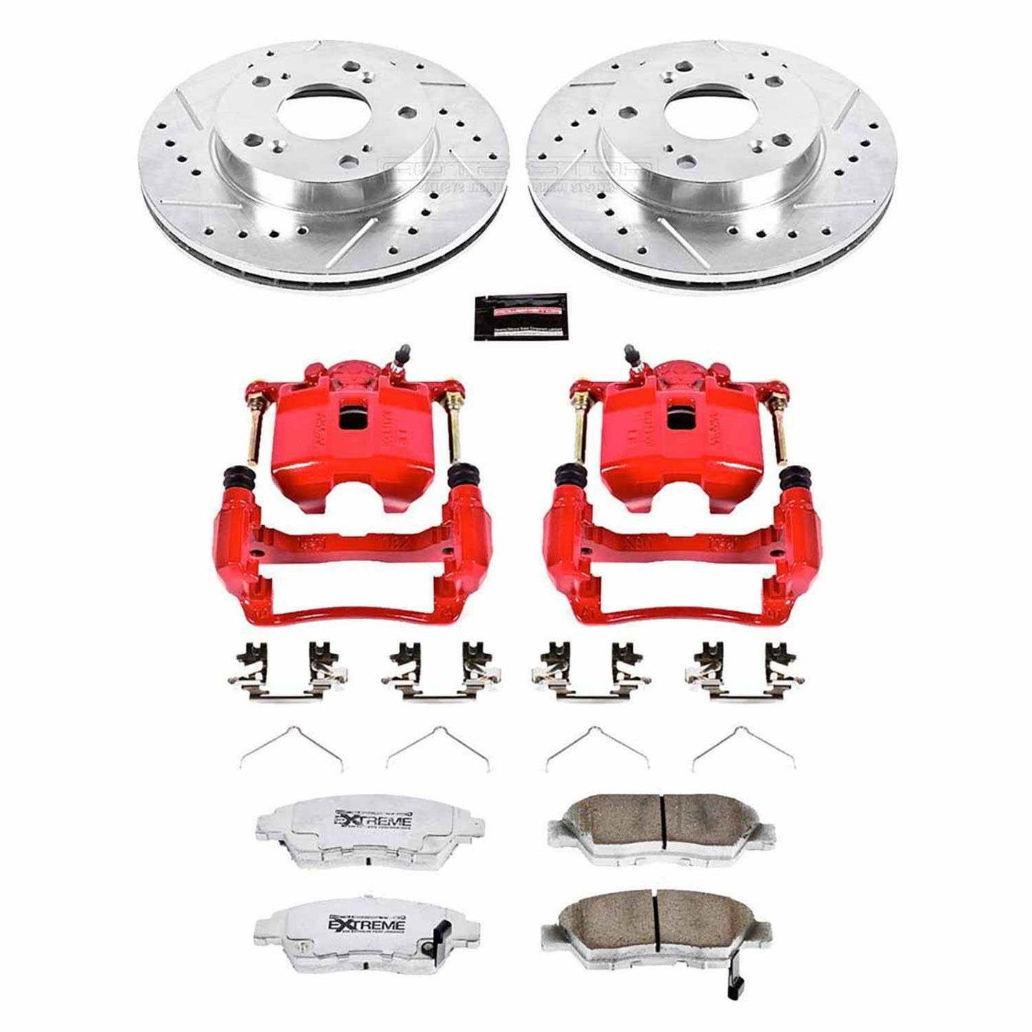 PowerStop Power Stop 02-06 Acura RSX Front Z26 Street Warrior Brake Kit w/Calipers KC2386-26