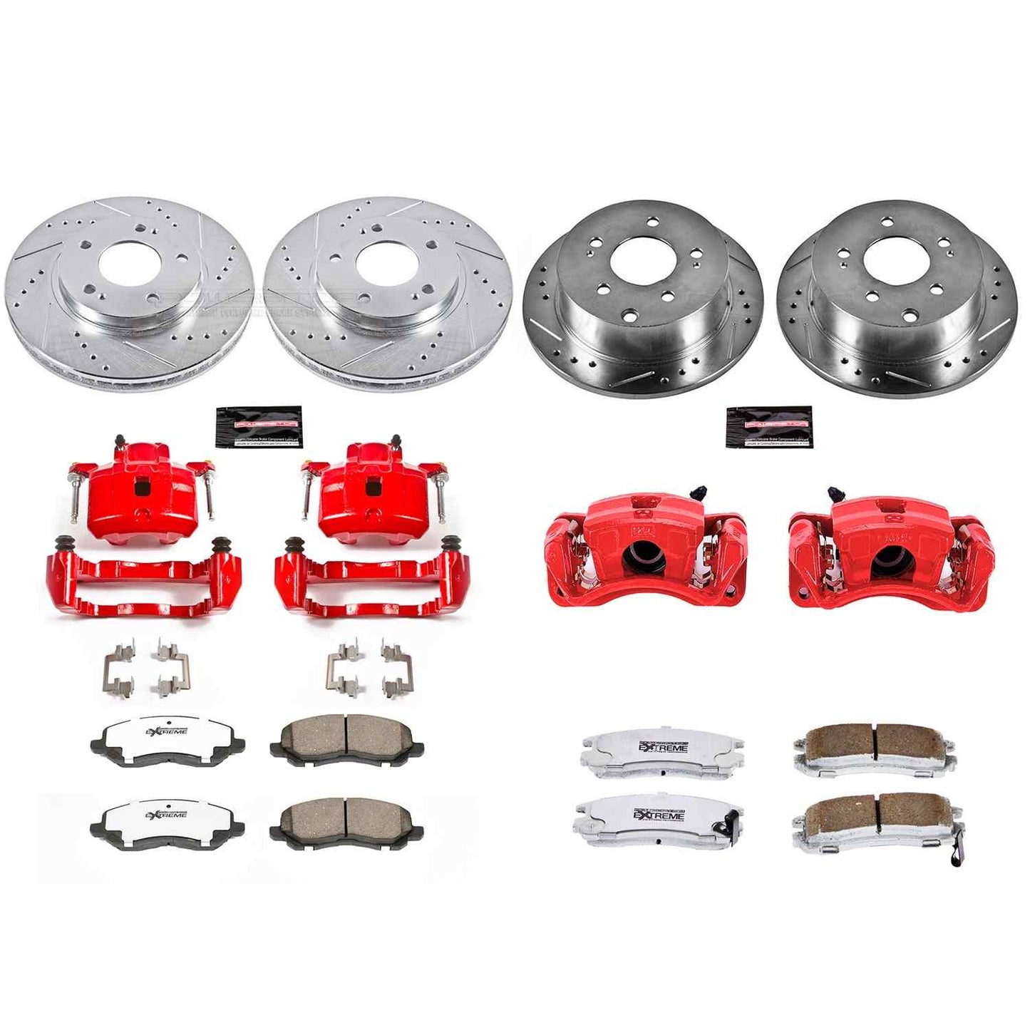PowerStop Power Stop 04-12 Mitsubishi Galant Z26 Street Kit w/ Calipers - Front and Rear KC2395-26