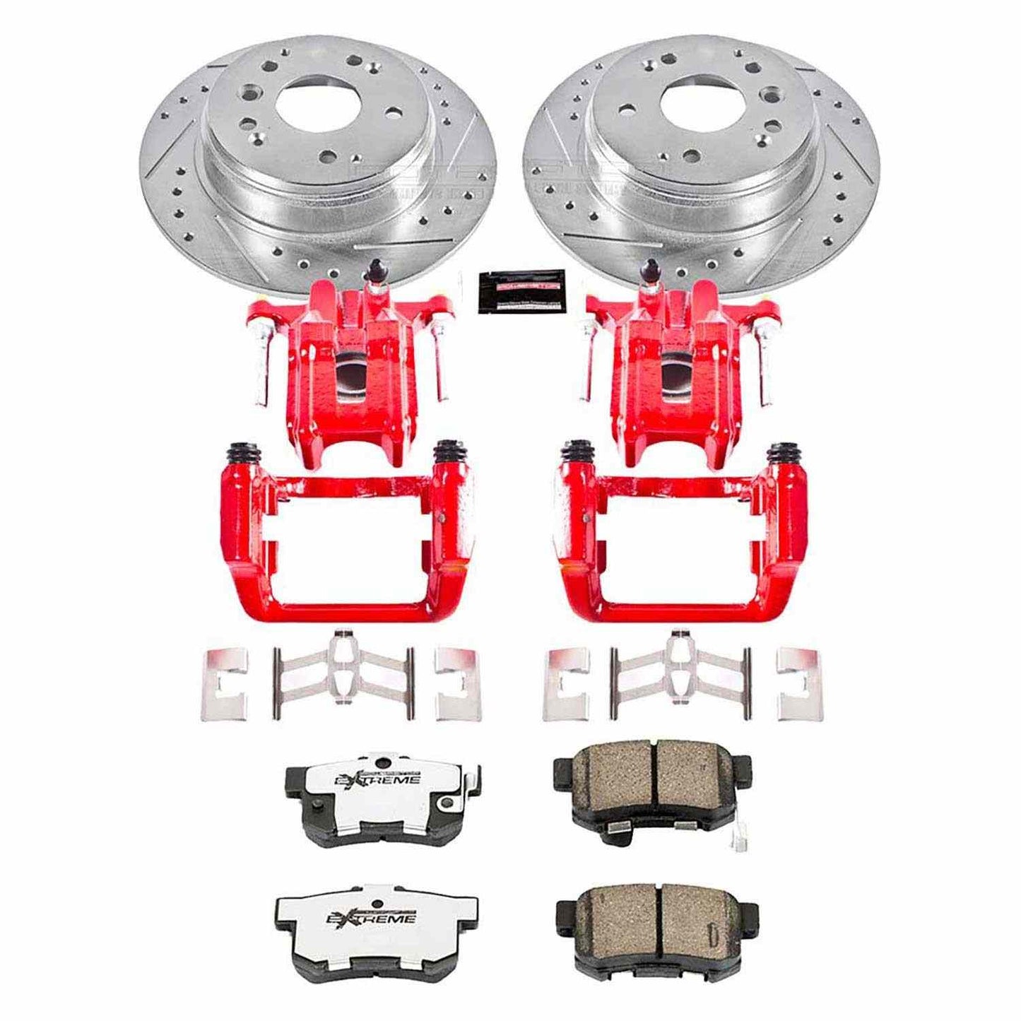 PowerStop Power Stop 04-08 Acura TL Rear Z26 Street Warrior Brake Kit w/Calipers KC2434-26