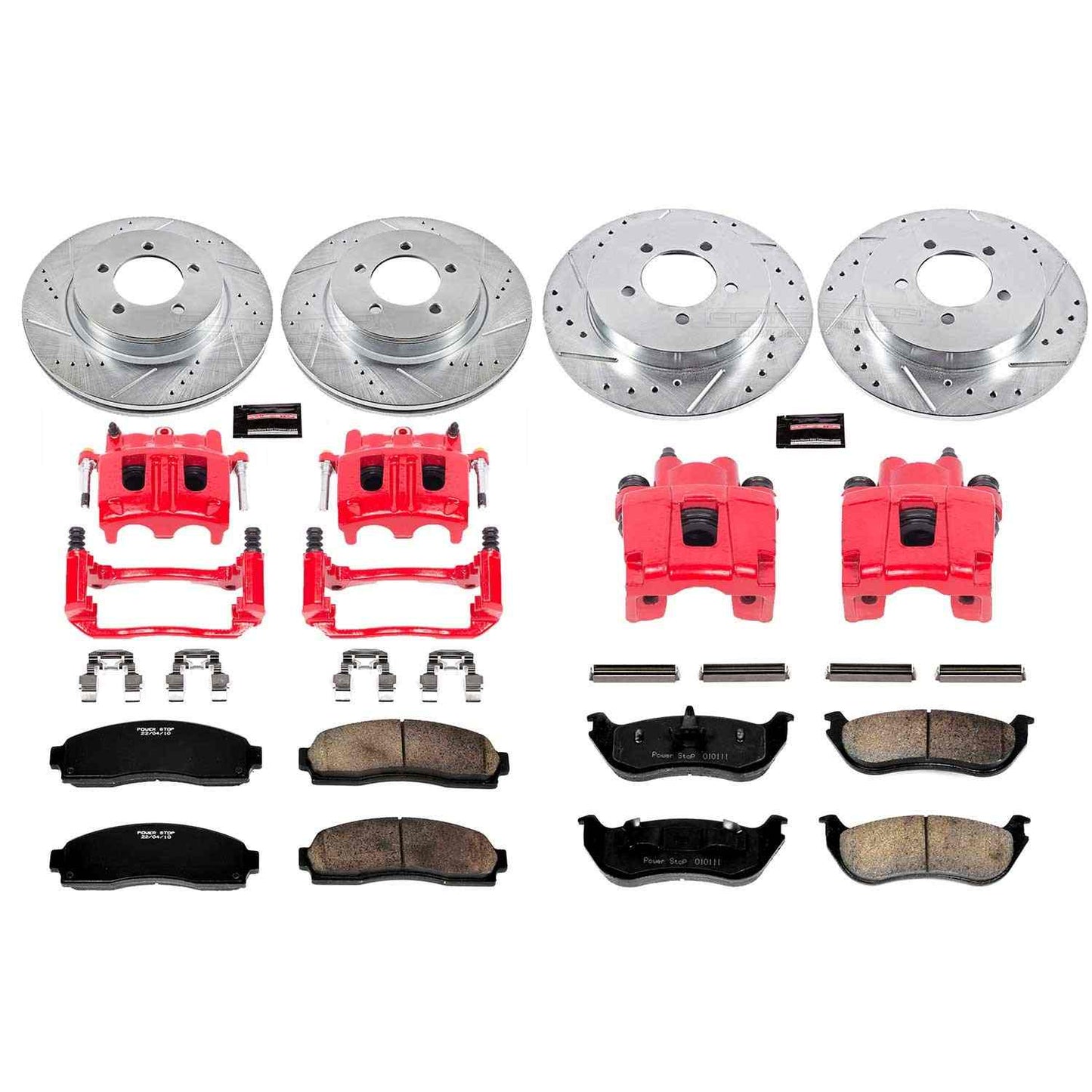 PowerStop Power Stop 02-05 Ford Explorer Z23 Evolution Kit w/ Calipers - Front and Rear KC2722