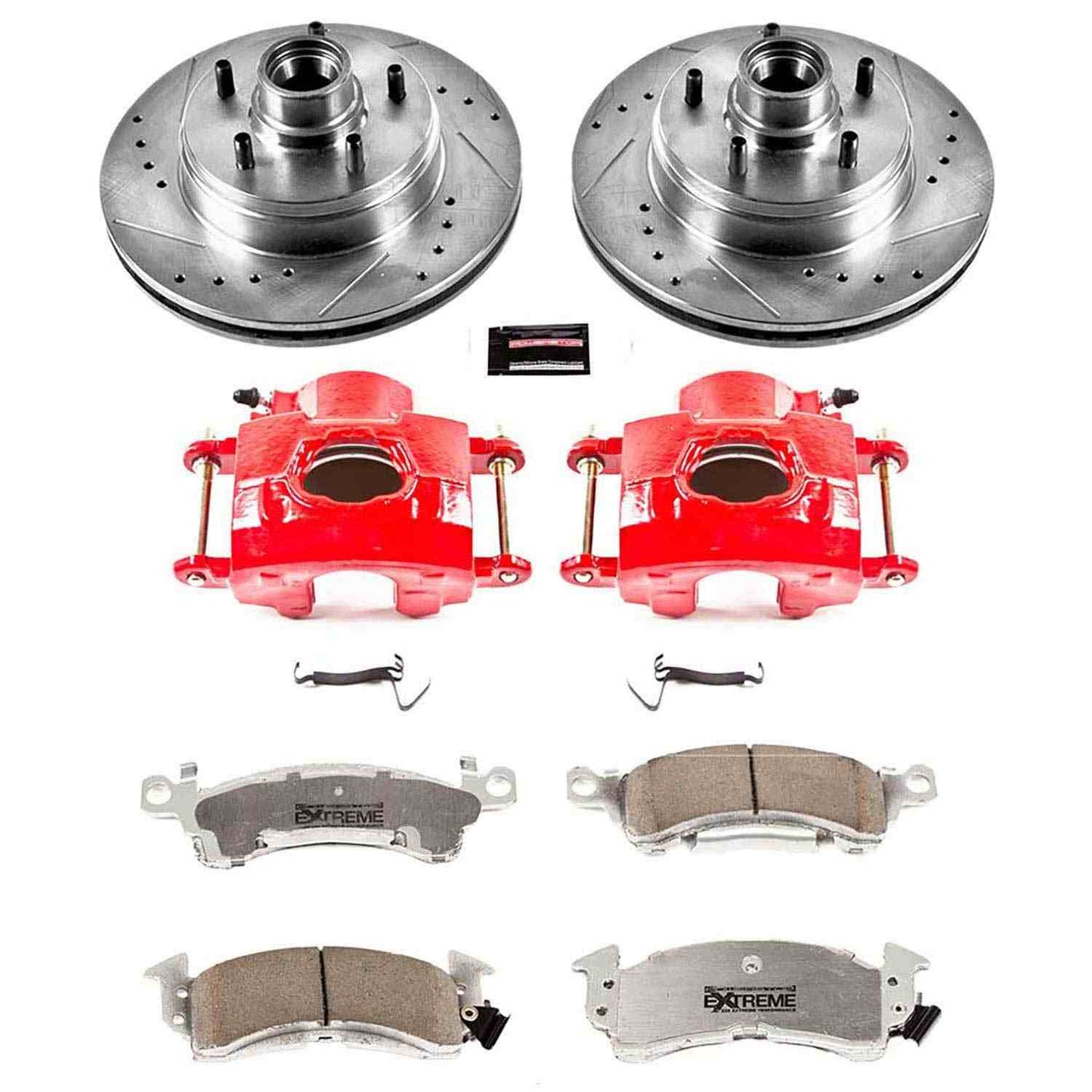 PowerStop Power Stop 91-96 Buick Roadmaster Front Z26 Street Warrior Brake Kit w/Calipers KC2936-26