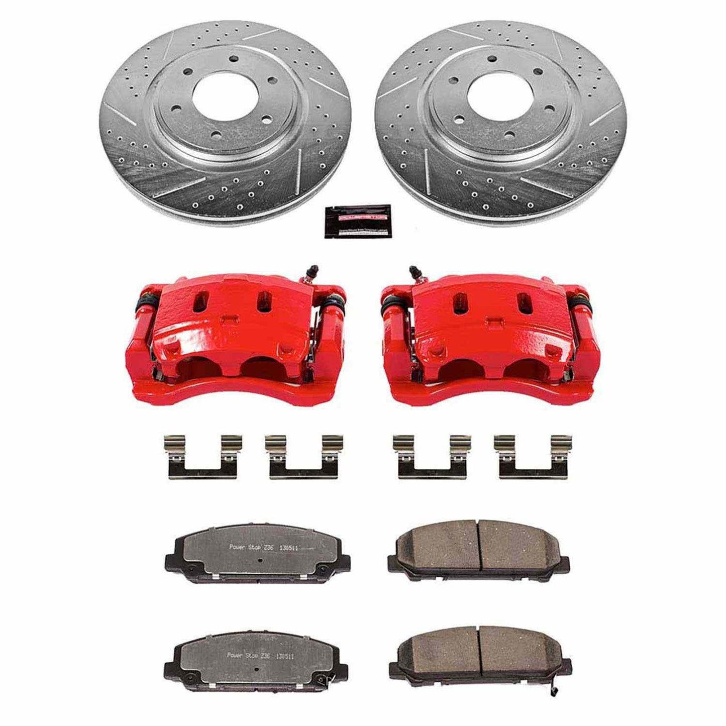 PowerStop Power Stop 08-10 Infiniti QX56 Front Z36 Truck & Tow Brake Kit w/Calipers KC2961-36