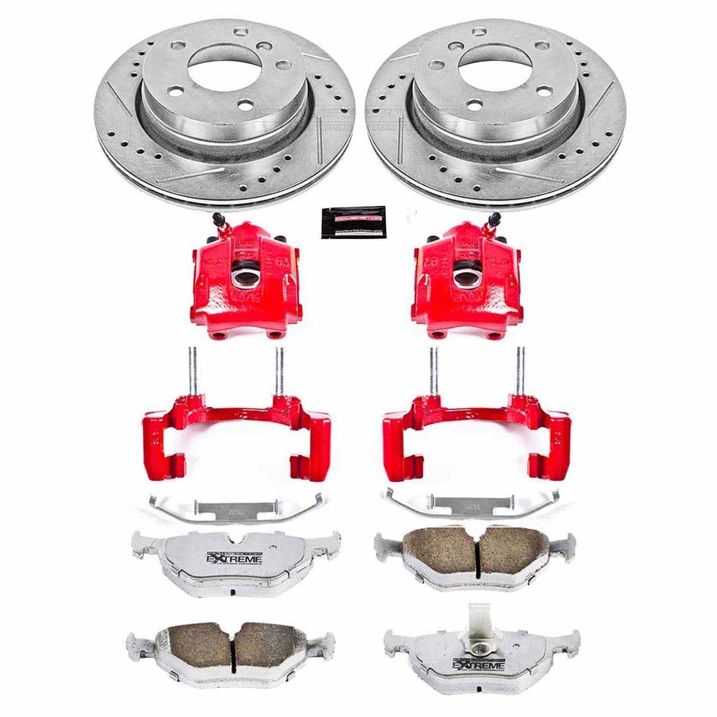 PowerStop Power Stop 2000 BMW 323Ci Rear Z26 Street Warrior Brake Kit w/Calipers KC2980-26