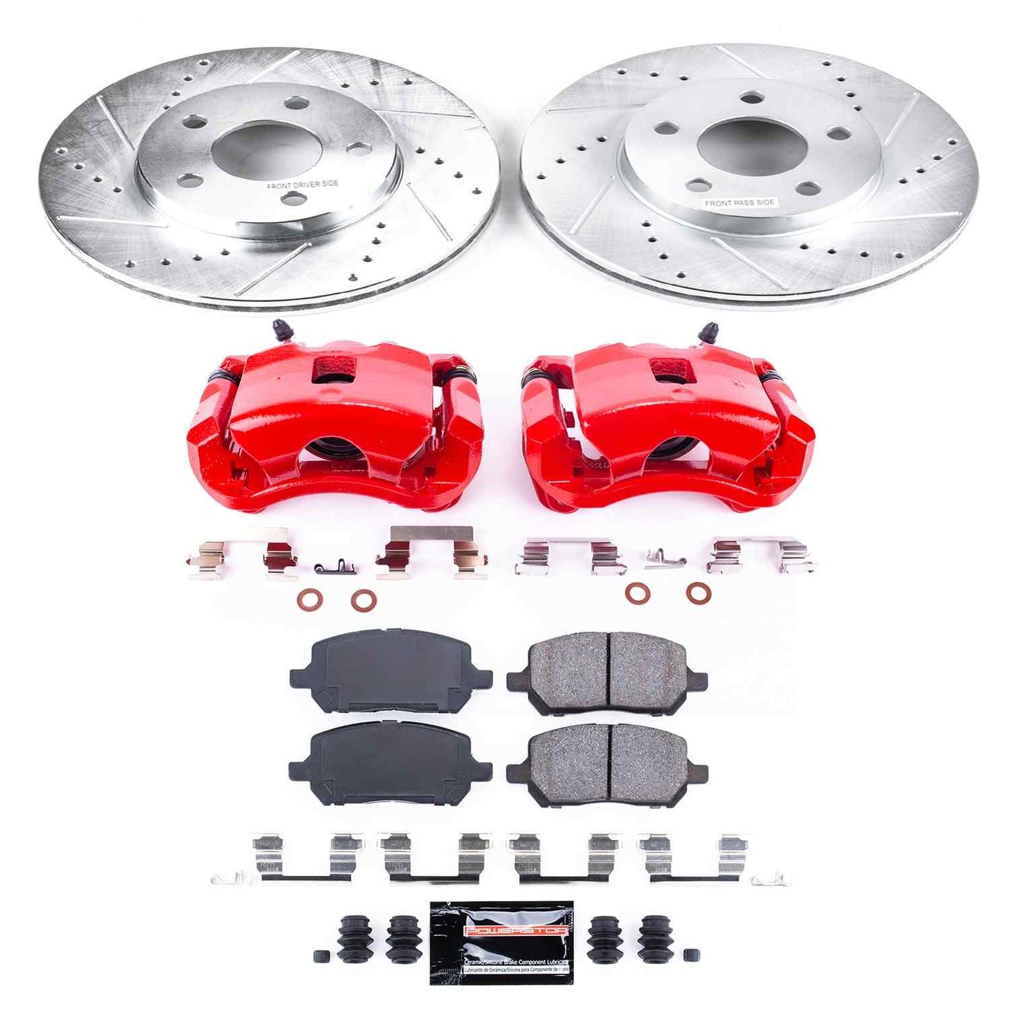 PowerStop Power Stop 07-10 Pontiac G5 Z23 Evolution Kit w/ Calipers - Front KC2983A
