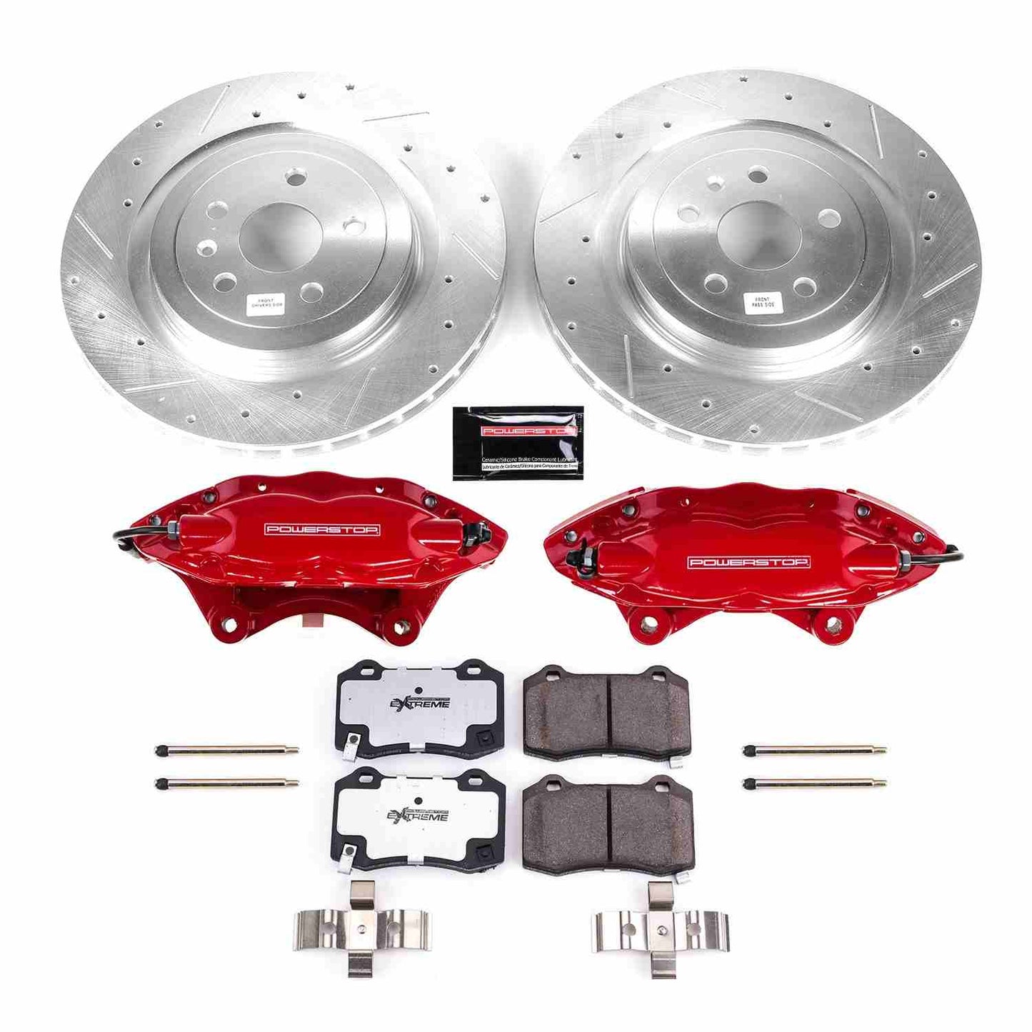 PowerStop Power Stop 09-15 Cadillac CTS Rear Z26 Street Kit w/Calipers KC3019A-26