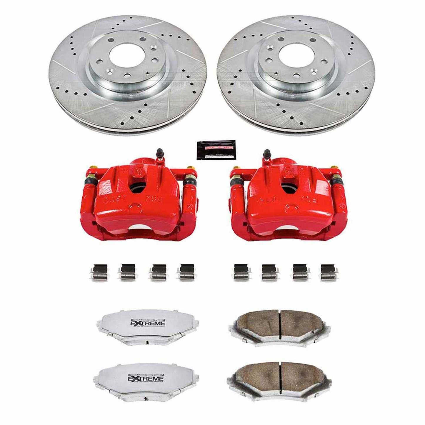 PowerStop Power Stop 04-11 Mazda RX-8 Front Z26 Street Warrior Brake Kit w/Calipers KC3026-26
