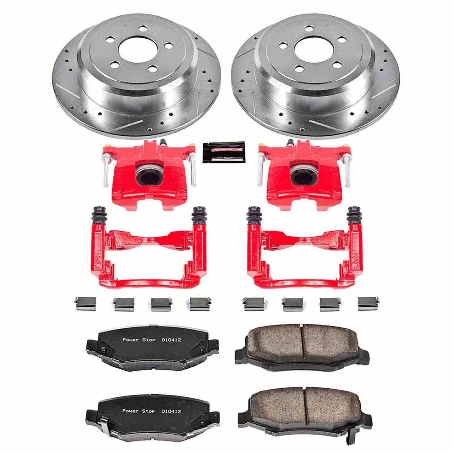 PowerStop Power Stop 07-11 Dodge Nitro Z23 Evolution Kit w/ Calipers - Rear KC3046A