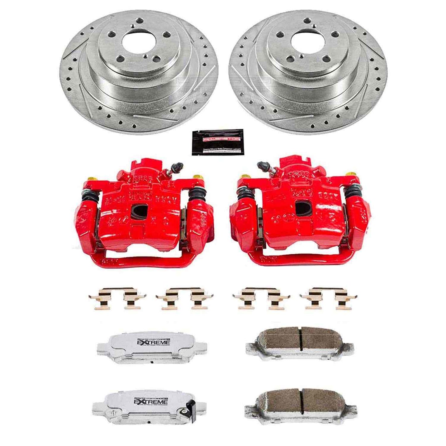 PowerStop Power Stop 03-06 Subaru Baja Rear Z26 Street Warrior Brake Kit w/Calipers KC3124-26