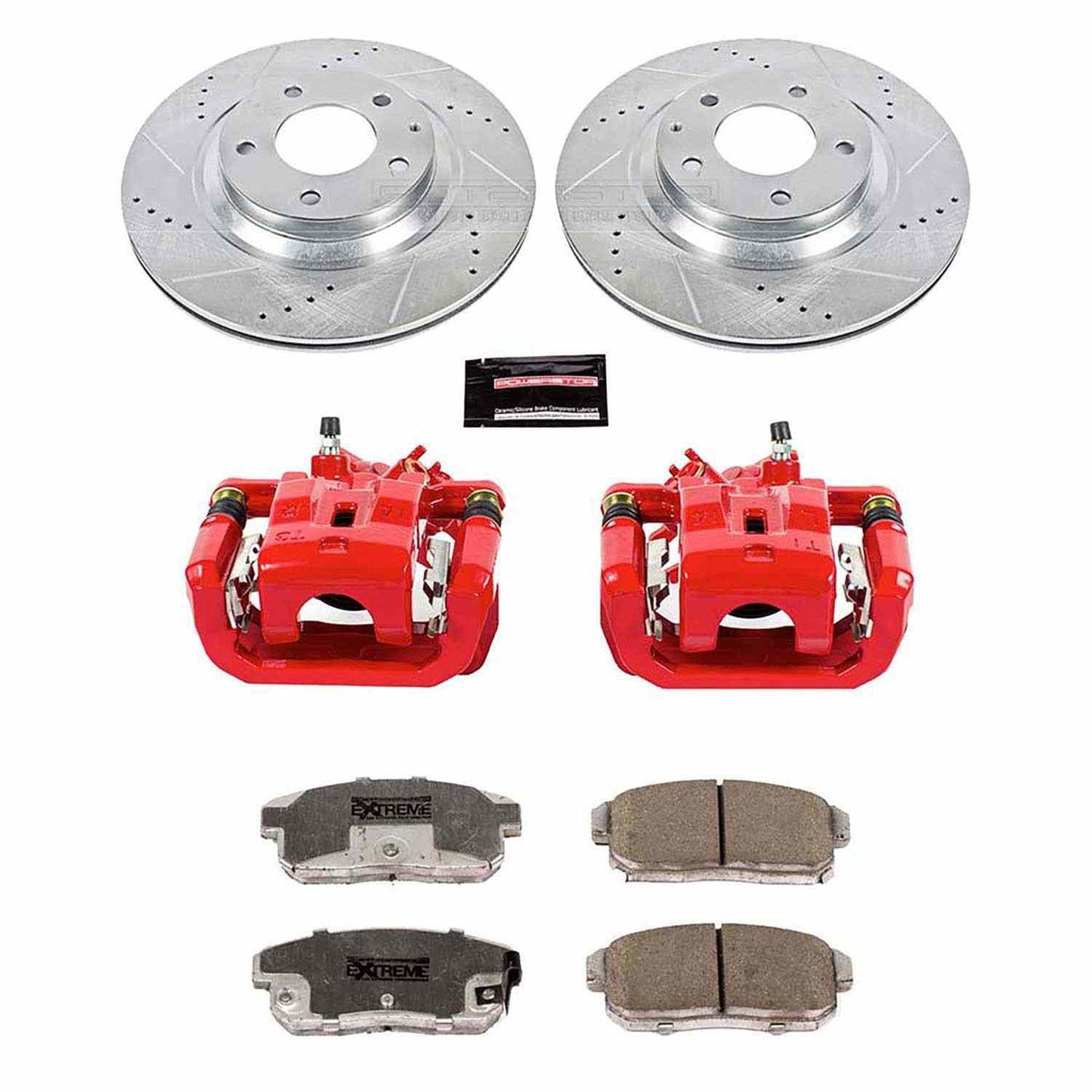 PowerStop Power Stop 04-11 Mazda RX-8 Rear Z26 Street Warrior Brake Kit w/Calipers KC3146-26