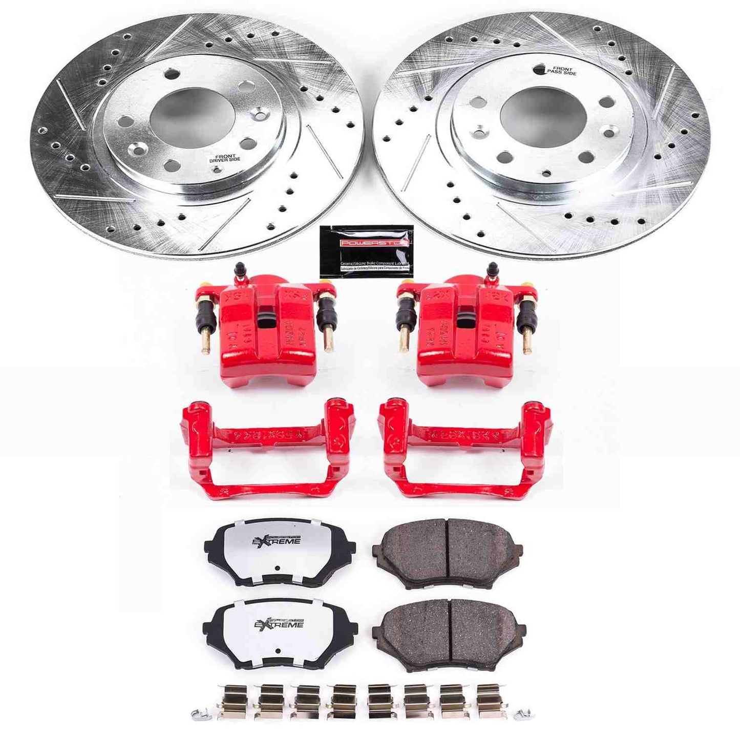 PowerStop Power Stop 06-15 Mazda MX-5 Miata Front Z26 Street Warrior Brake Kit w/Calipers KC4659-26