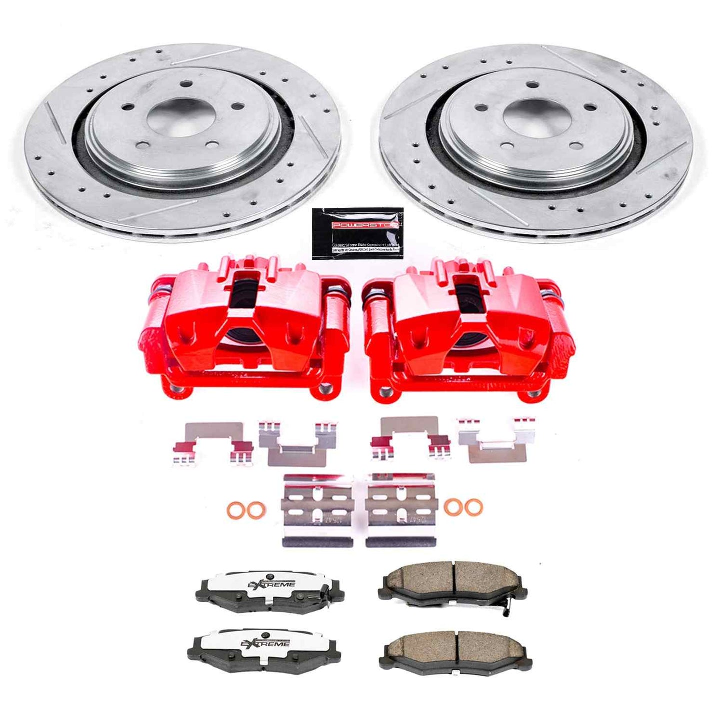 PowerStop Power Stop 06-09 Cadillac XLR Rear Z26 Street Warrior Brake Kit w/Calipers KC5159-26