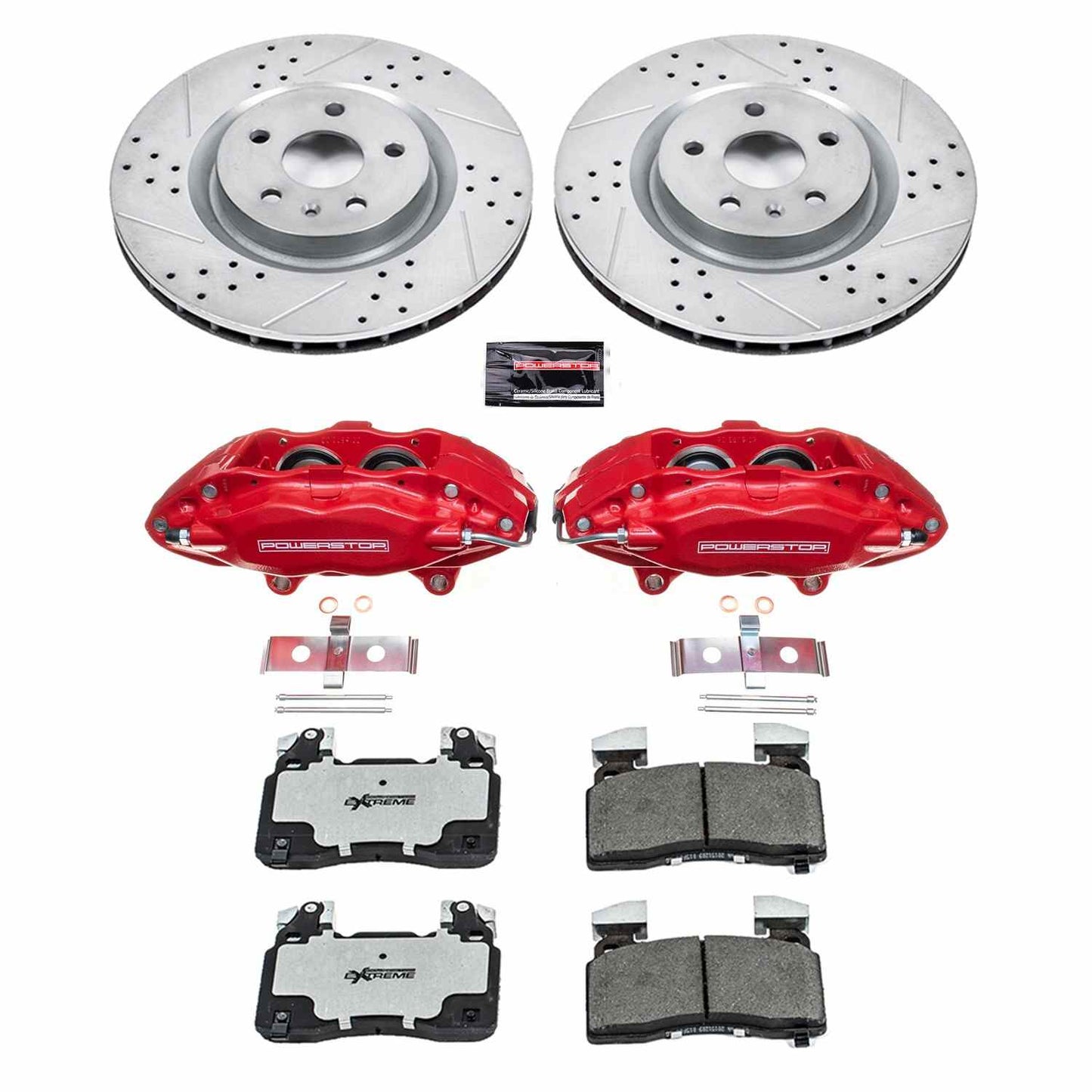 PowerStop Power Stop 10-15 Chevrolet Camaro Front Z26 Street Warrior Brake Kit w/Calipers KC5602-26