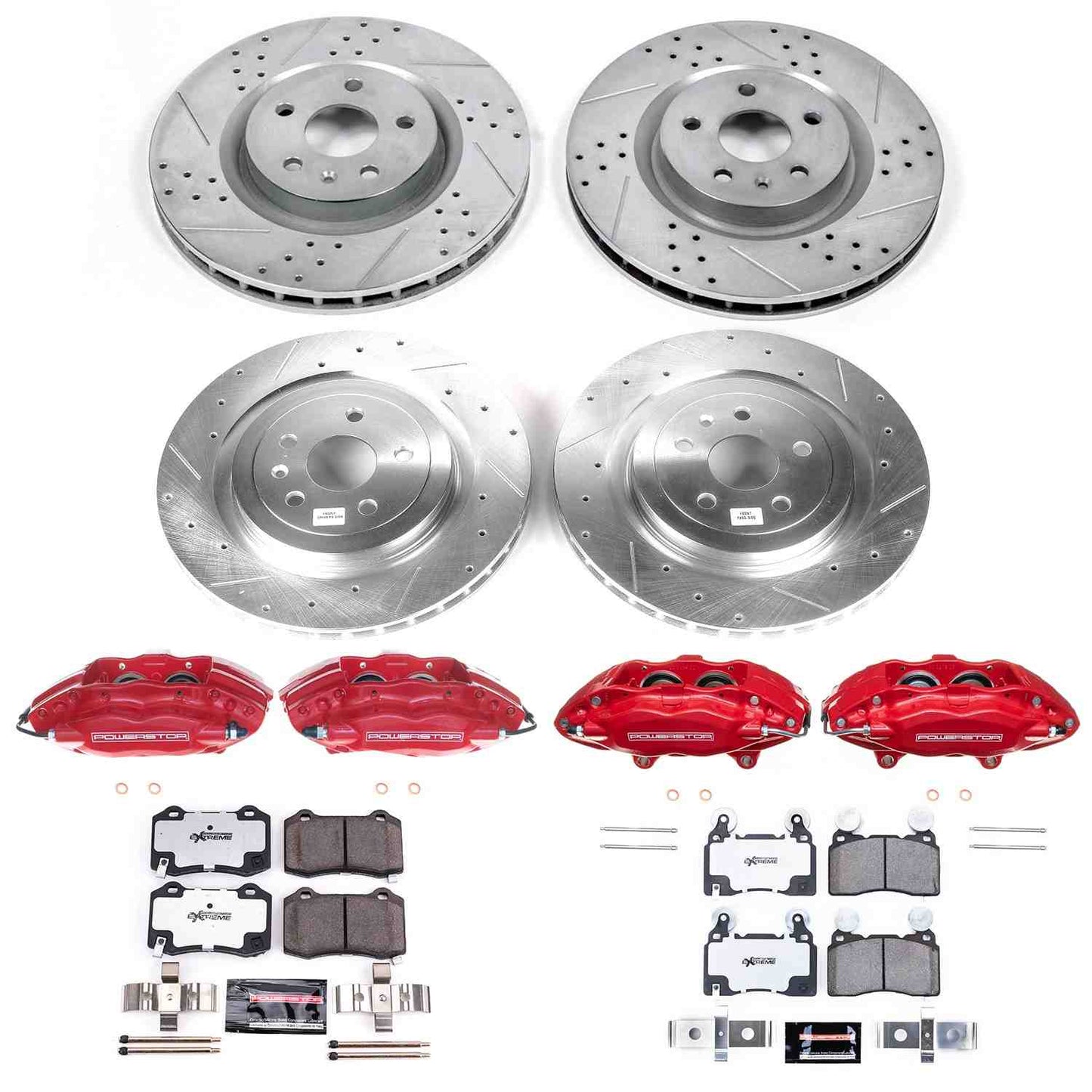 PowerStop Power Stop 10-15 Chevrolet Camaro Z26 Street Kit w/ Calipers - Front and Rear KC5603-26