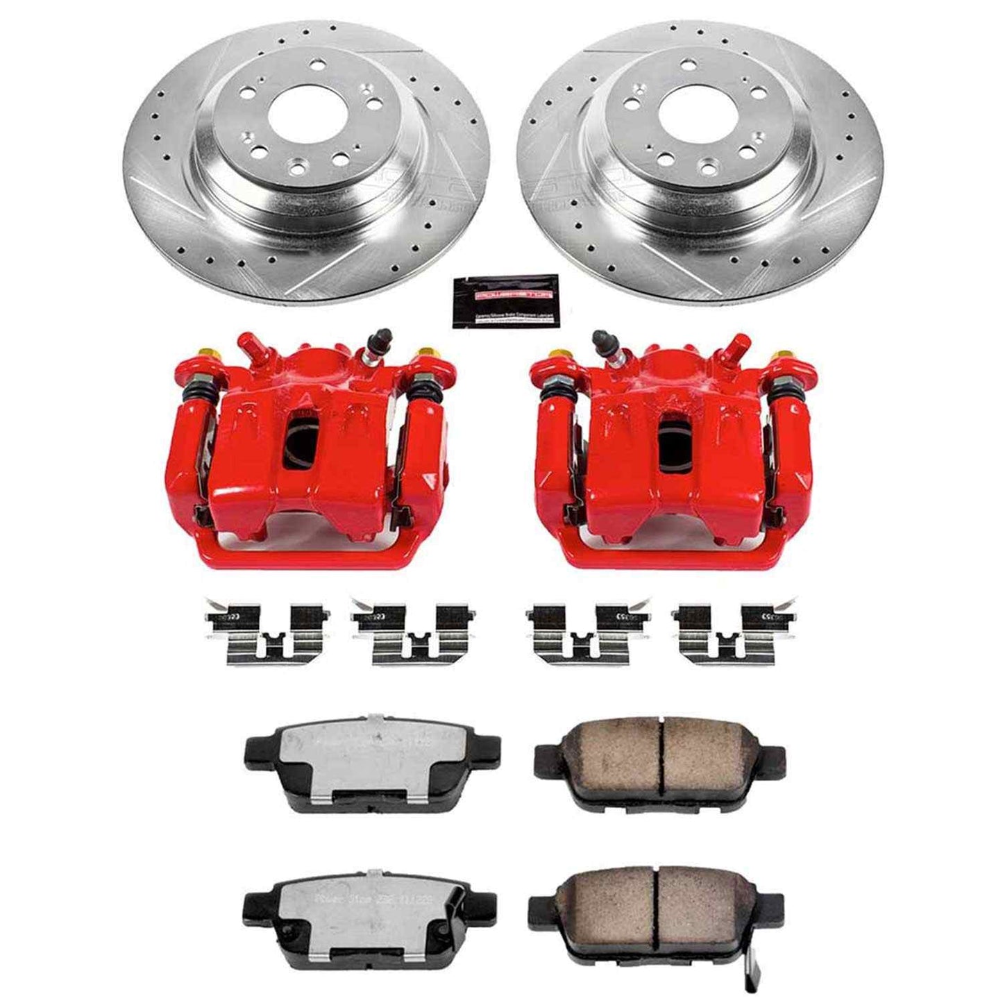 PowerStop Power Stop 09-14 Acura TL Rear Z36 Truck & Tow Brake Kit w/Calipers KC5854-36