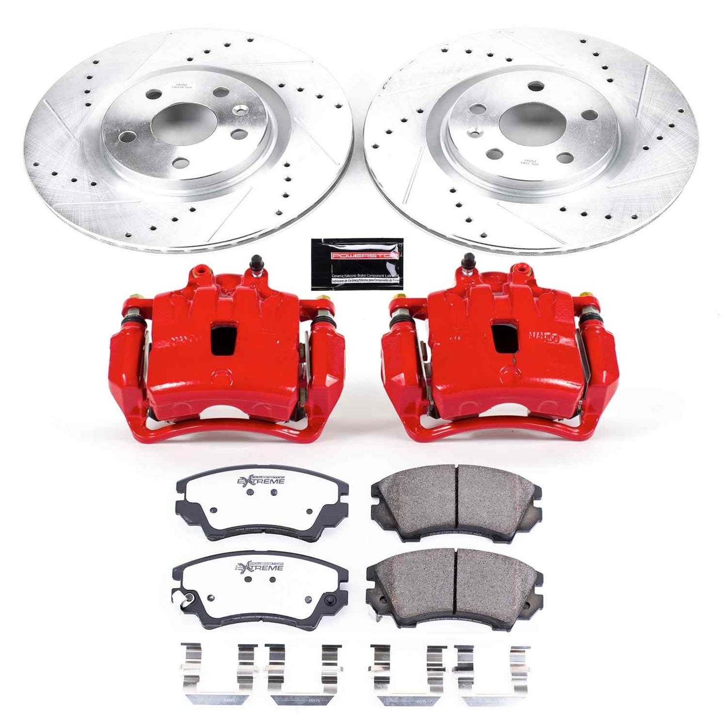 PowerStop Power Stop 11-17 Chevrolet Caprice Front Z26 Street Warrior Brake Kit w/Calipers KC5948-26