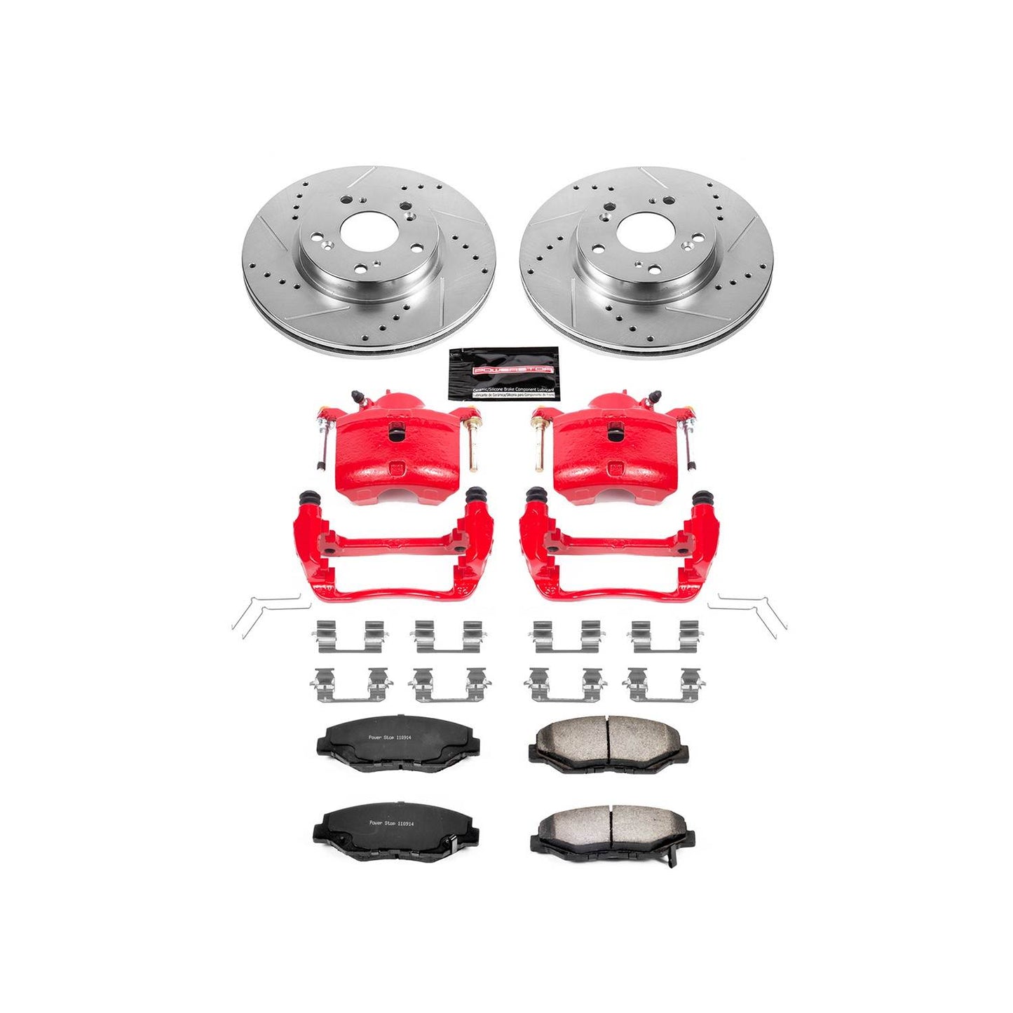 PowerStop Power Stop 2013 Acura ILX Front Z36 Truck & Tow Brake Kit w/Calipers KC6490-36