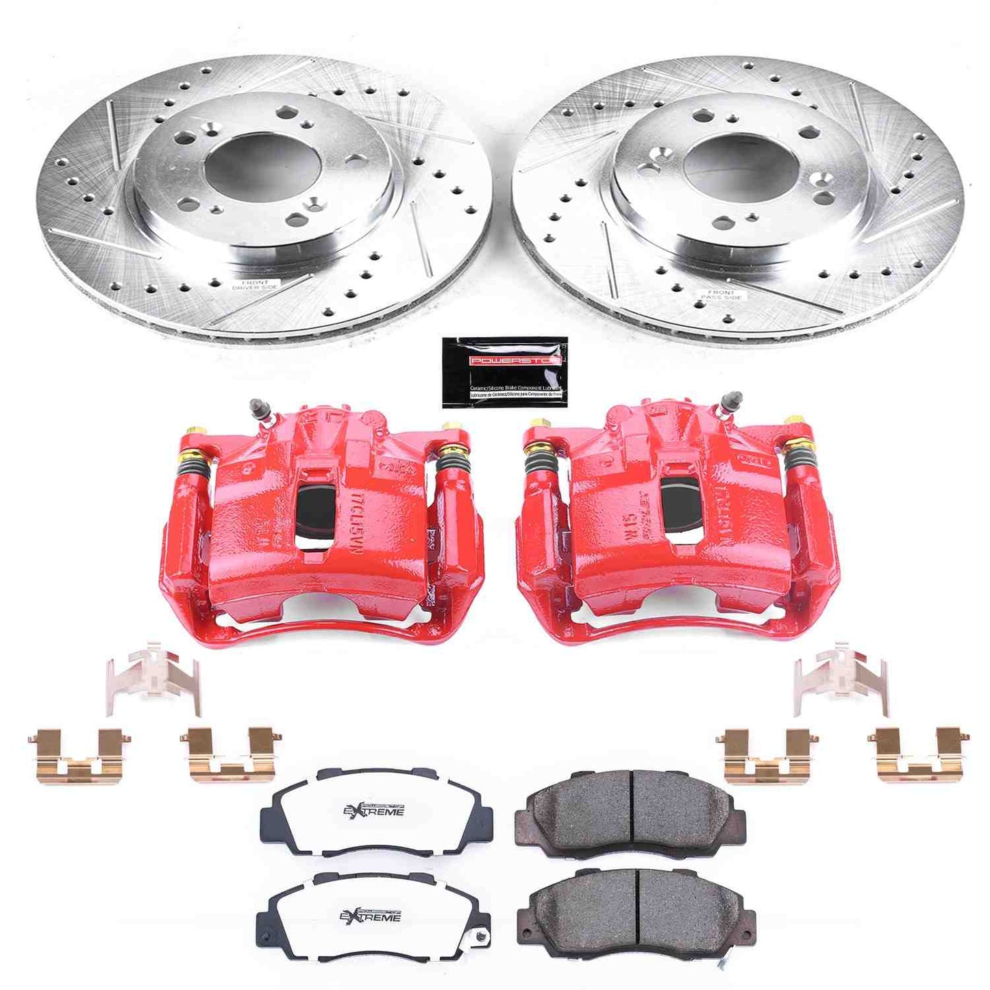 PowerStop Power Stop 91-95 Acura Legend Front Z26 Street Warrior Brake Kit w/Calipers KC704A-26