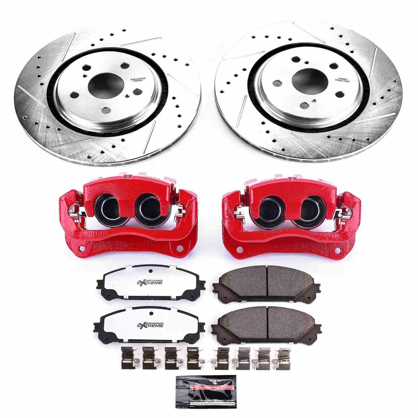 PowerStop Power Stop 16-18 Lexus RX350 Front Z36 Truck & Tow Brake Kit w/Calipers KC7688-36