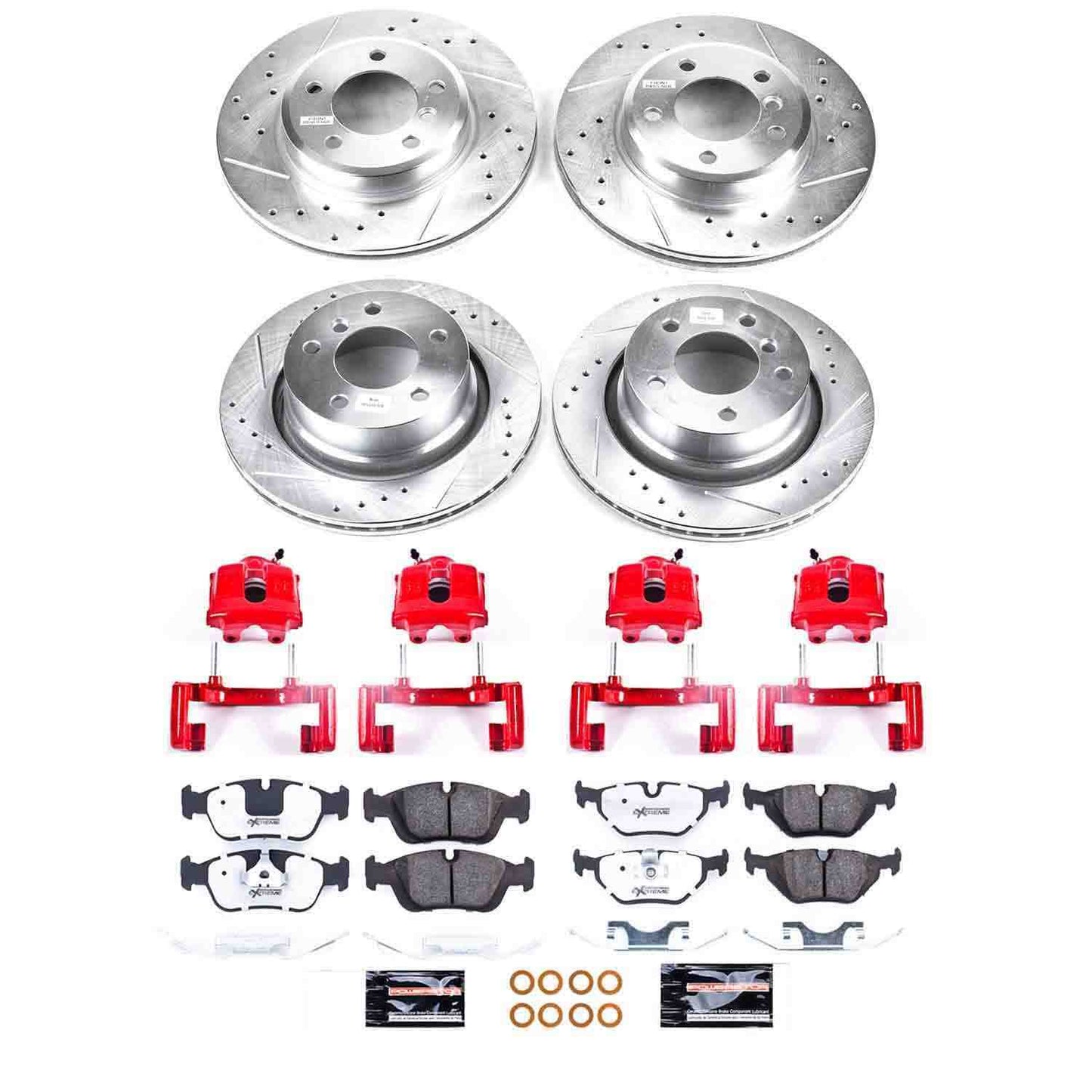 PowerStop Power Stop 03-08 BMW Z4 Z26 Street Kit w/ Calipers - Front and Rear KC873-26