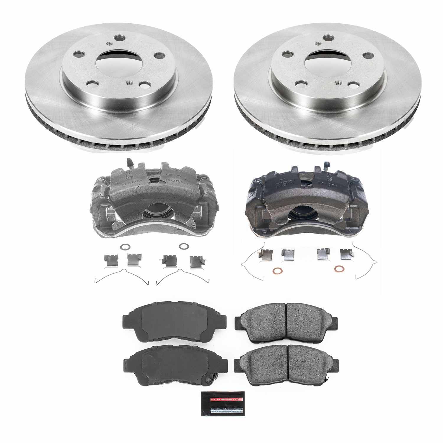 Power Stop 97-01 Toyota Camry Front Autospecialty Brake Kit w/Calipers KCOE1052A