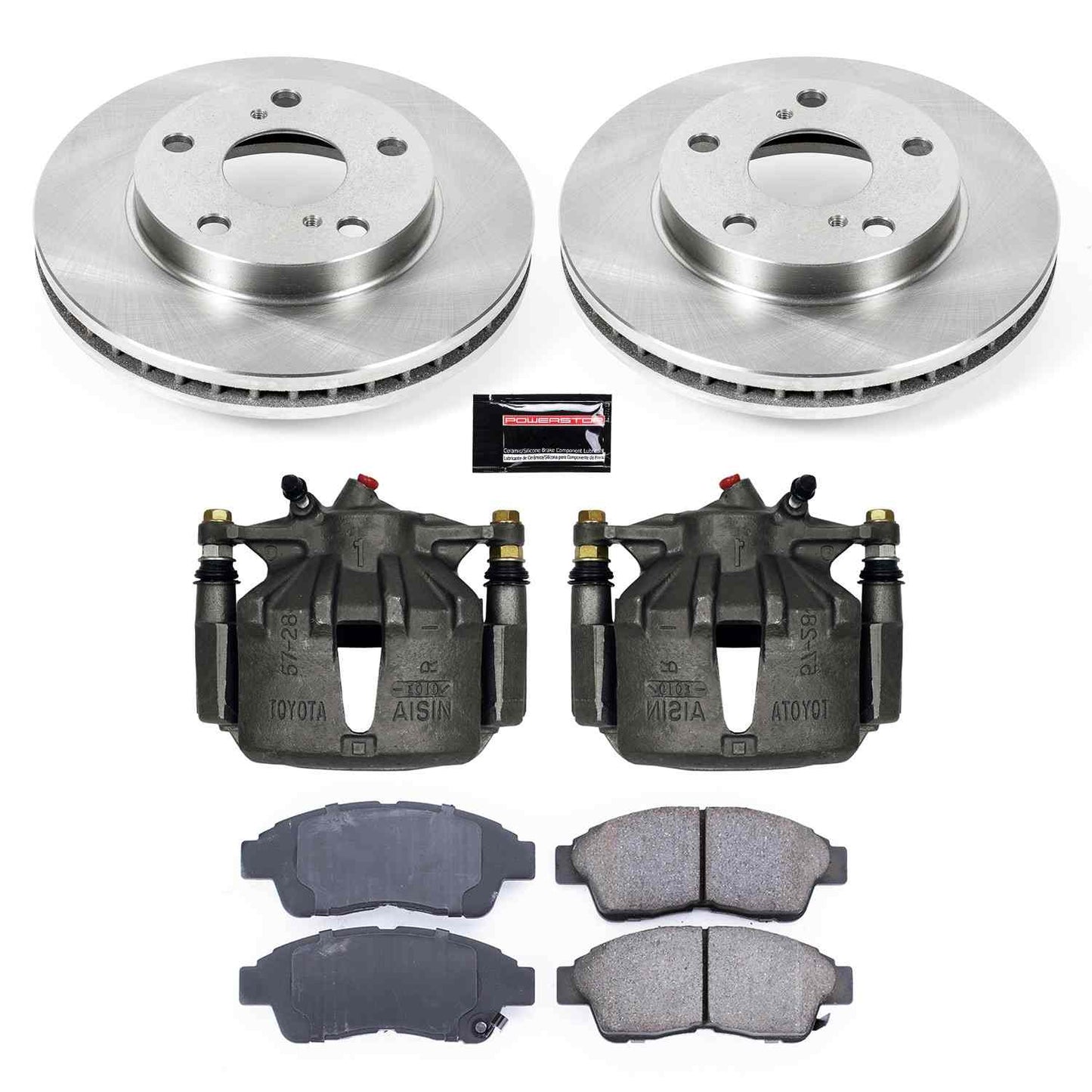 PowerStop Power Stop 92-01 Toyota Camry Front Autospecialty Brake Kit w/Calipers KCOE1052